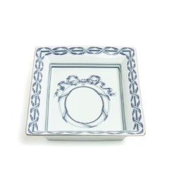 Christian Dior 1985er Taft Vide Poches Taft Schale Taft Trinket Schale Tischgeschirr