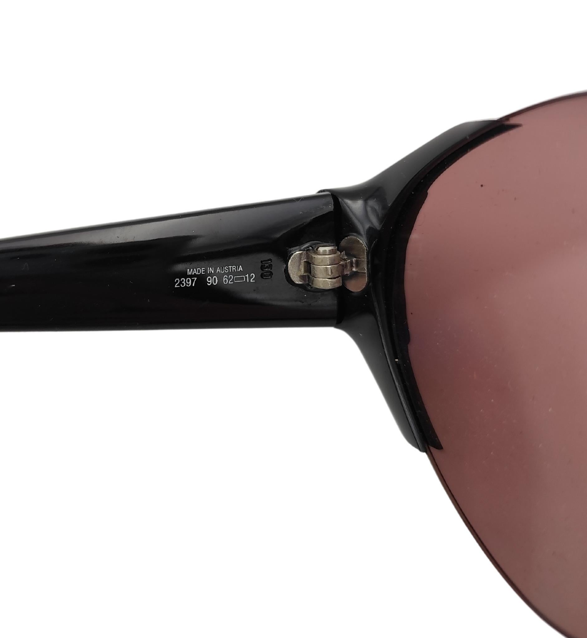 Christian Dior 1989 purple rimless sunglasses 5
