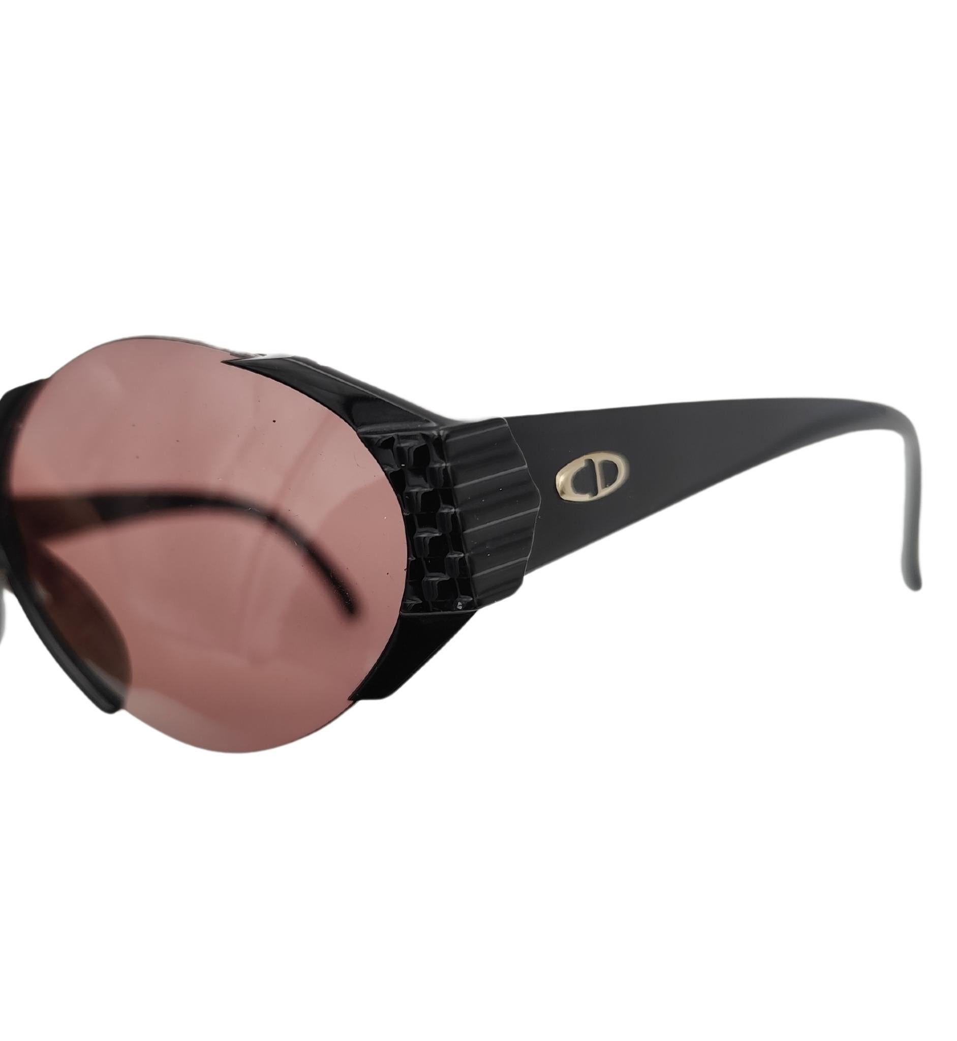 Christian Dior 1989 purple rimless sunglasses 1