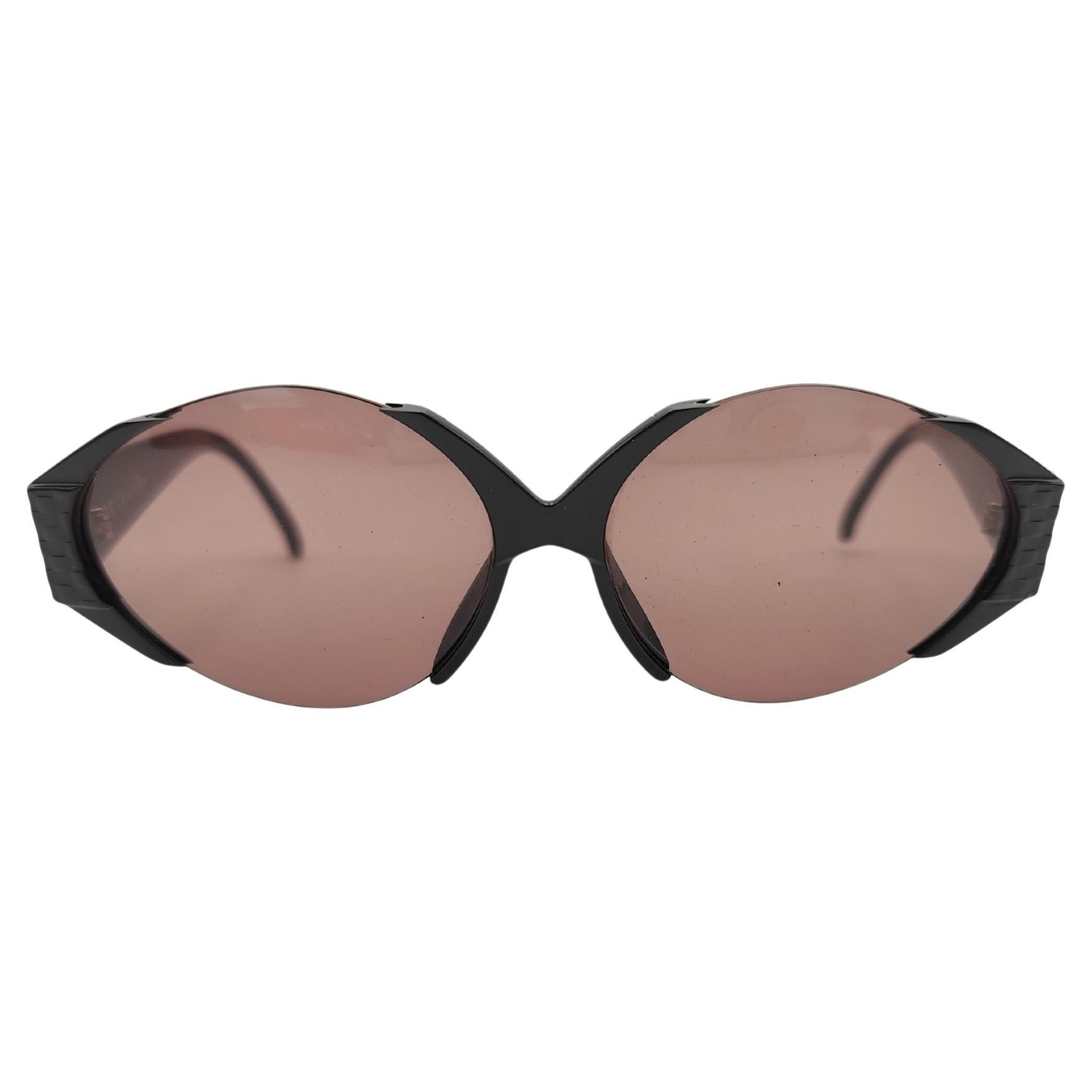 Christian Dior 1989 purple rimless sunglasses
