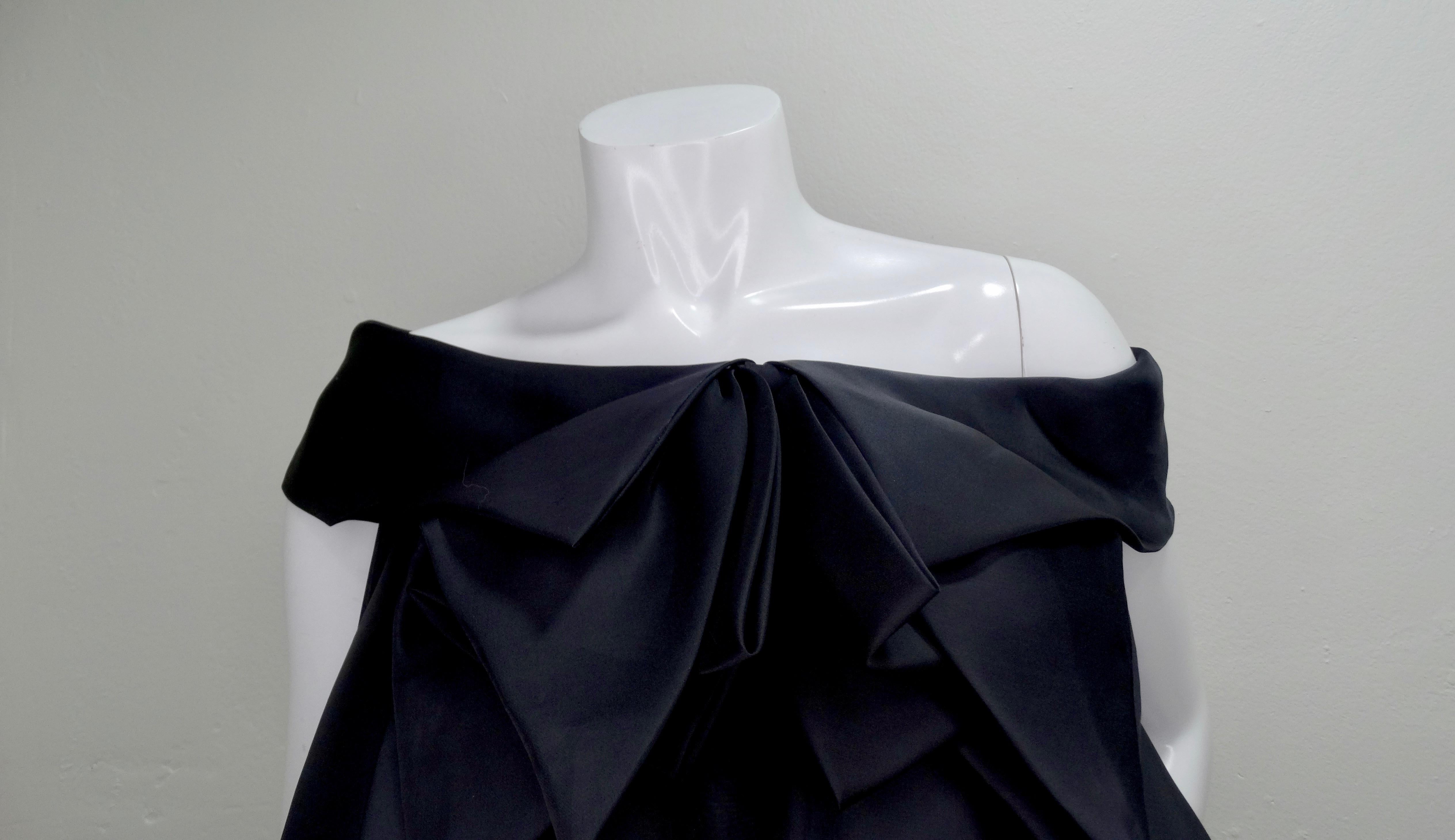 Women's or Men's Christian Dior 1990s Peplum Silk Blouse designed by Gianfranco Ferré 