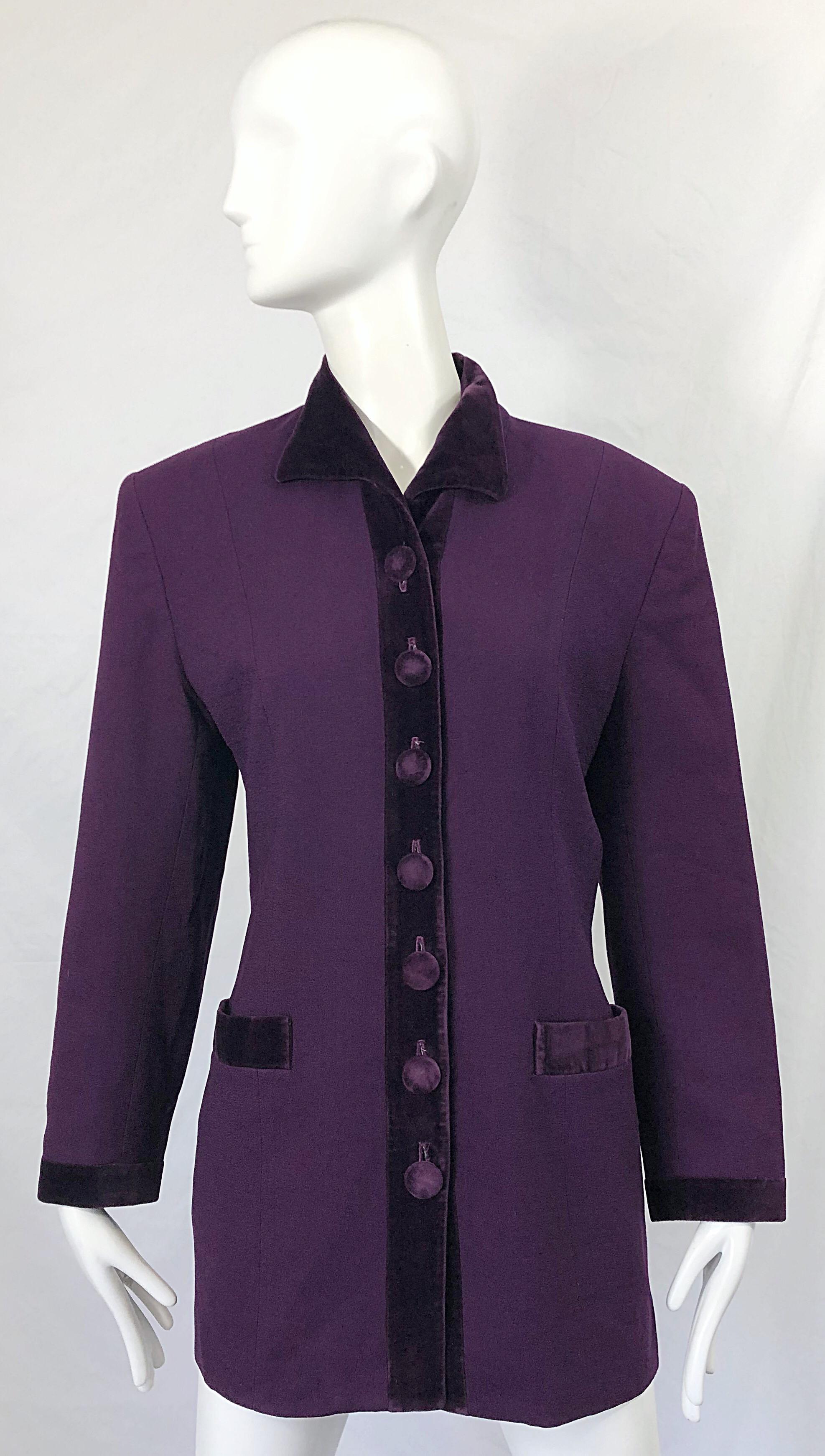 purple dior jacket