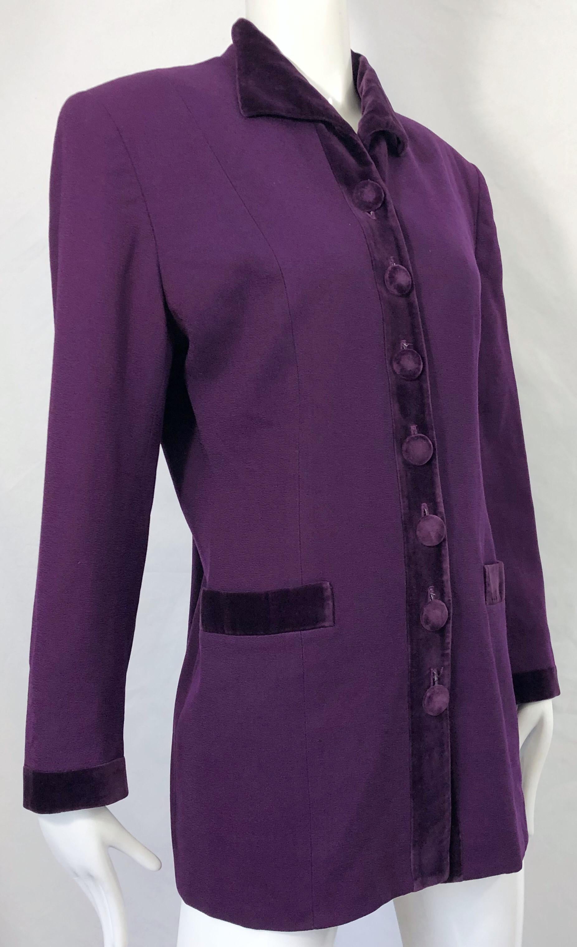 dior purple jacket