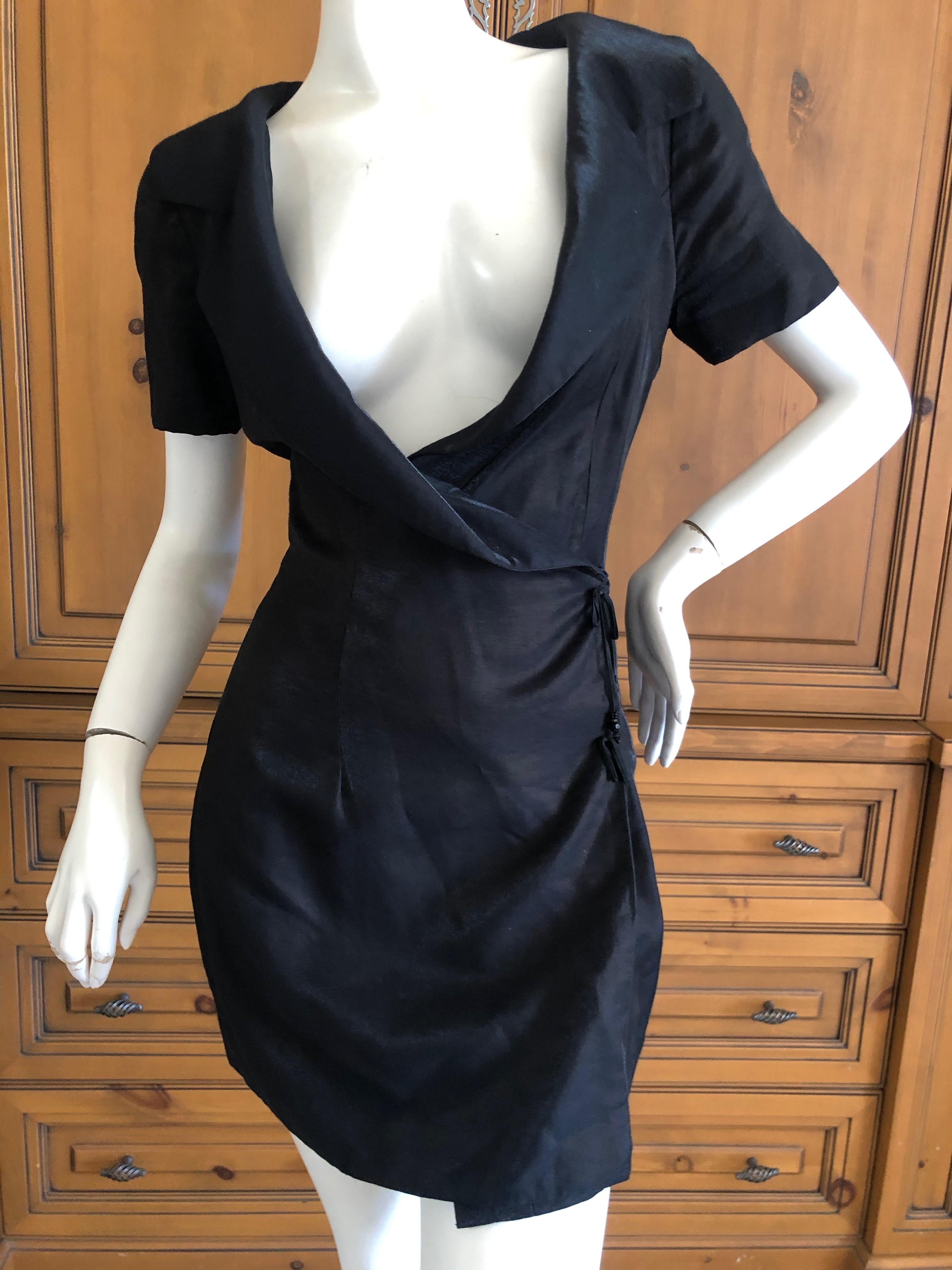 Christian Dior 1992 Numbered Demi Couture Corset Laced Dress by Gianfranco Ferre In Excellent Condition For Sale In Cloverdale, CA