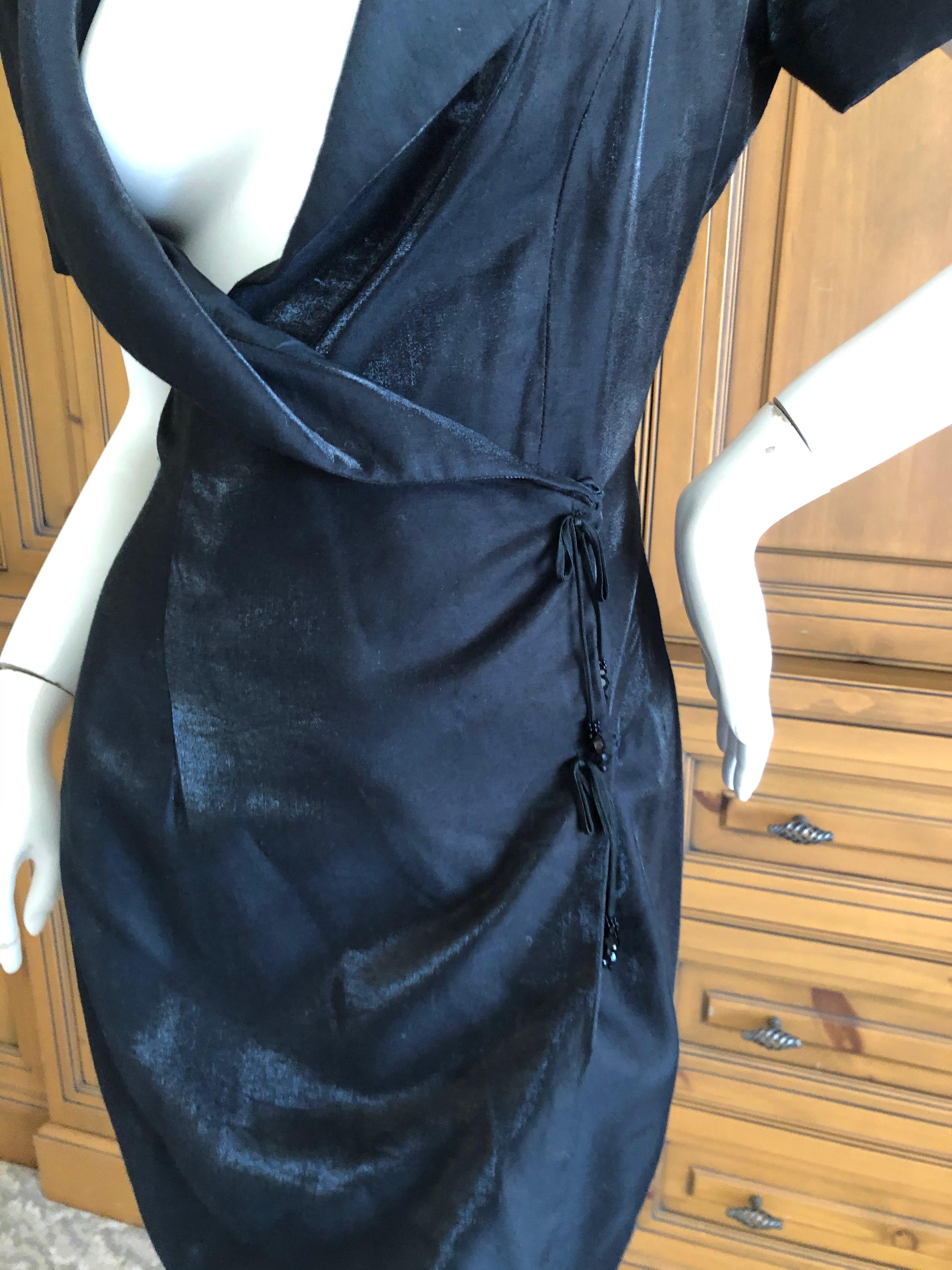 Christian Dior 1992 Numbered Demi Couture Corset Laced Dress by Gianfranco Ferre For Sale 1