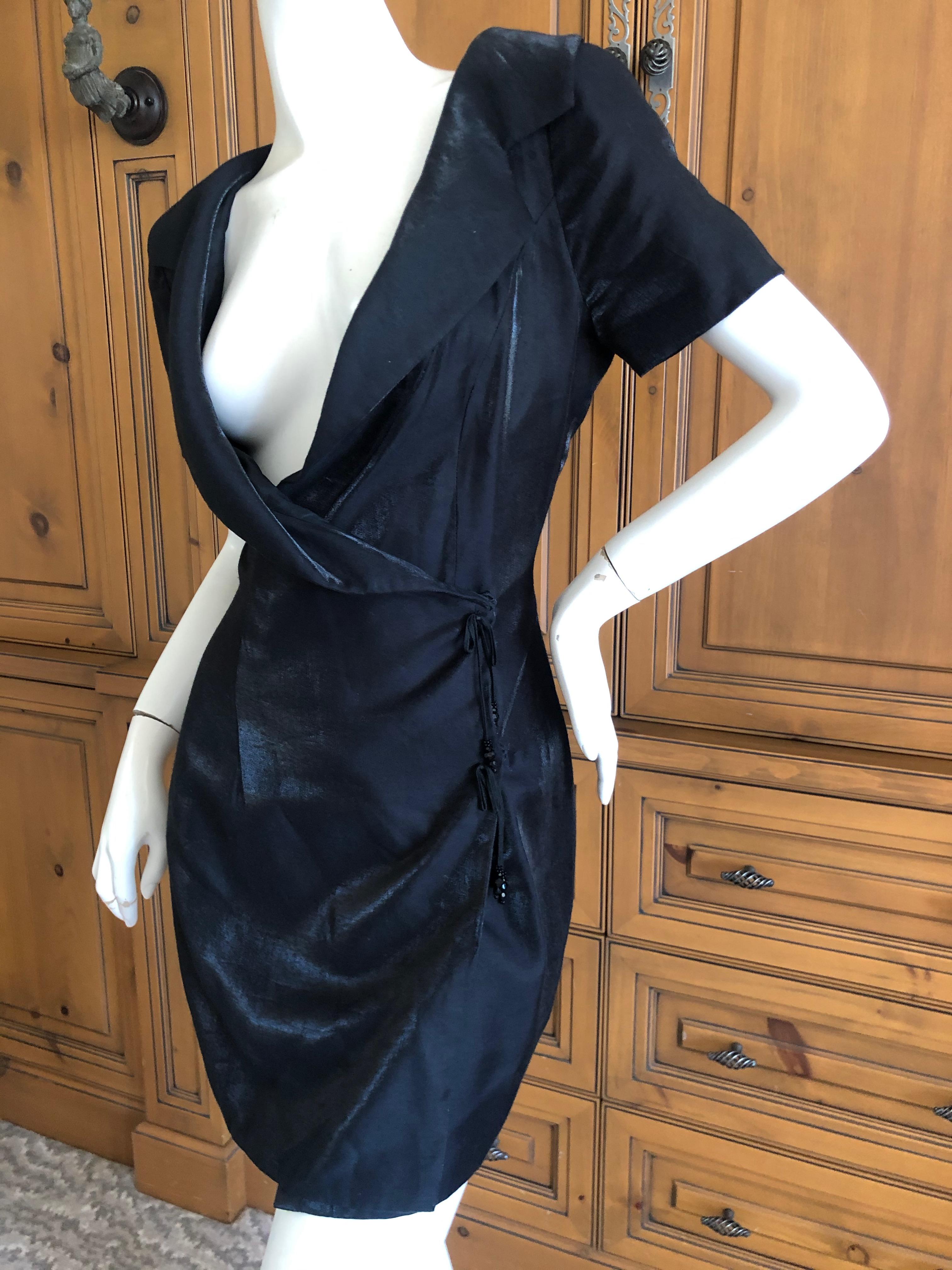 Christian Dior 1992 Numbered Demi Couture Corset Laced Dress by Gianfranco Ferre For Sale 2