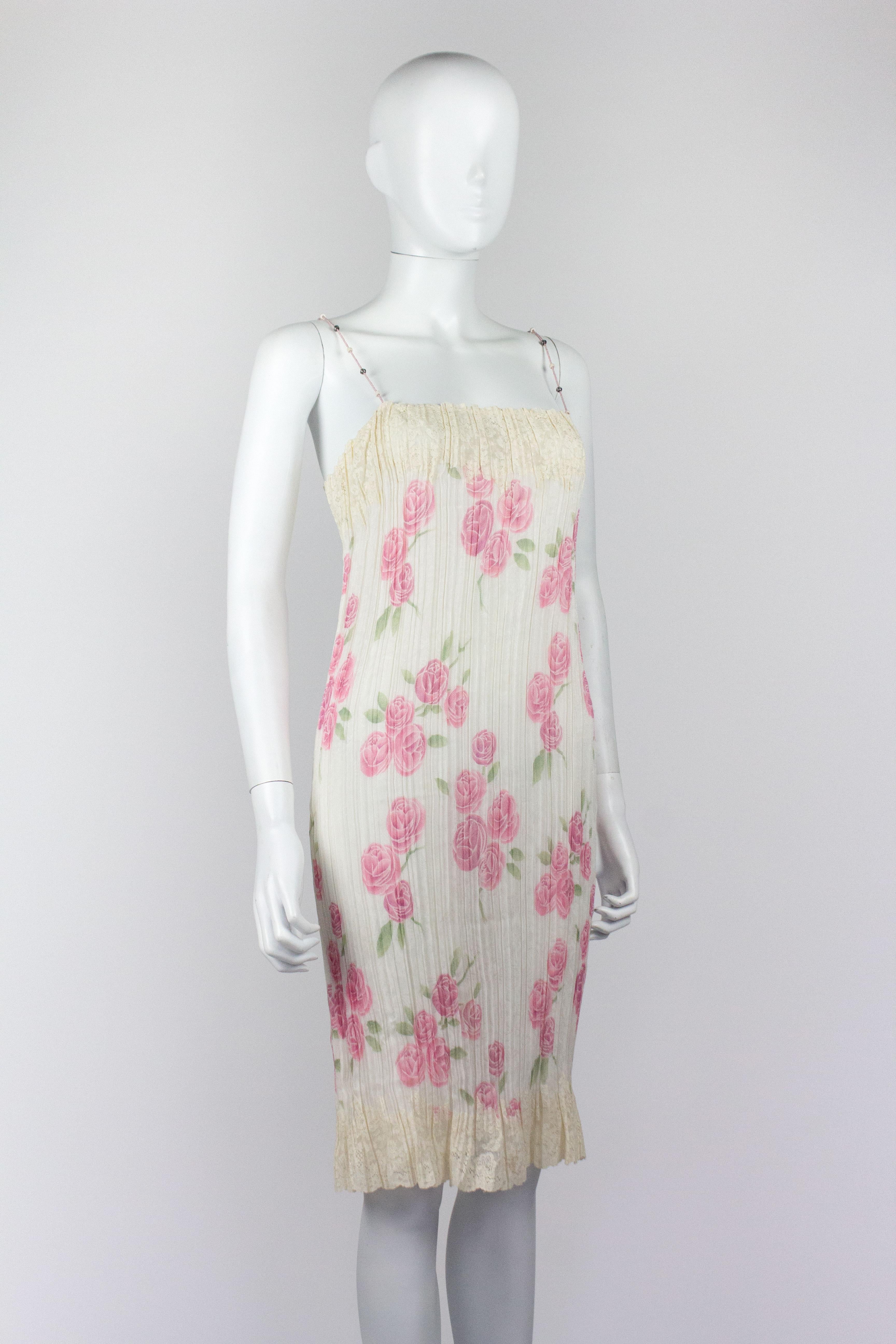Gray Christian Dior 1999 Dress Set For Sale