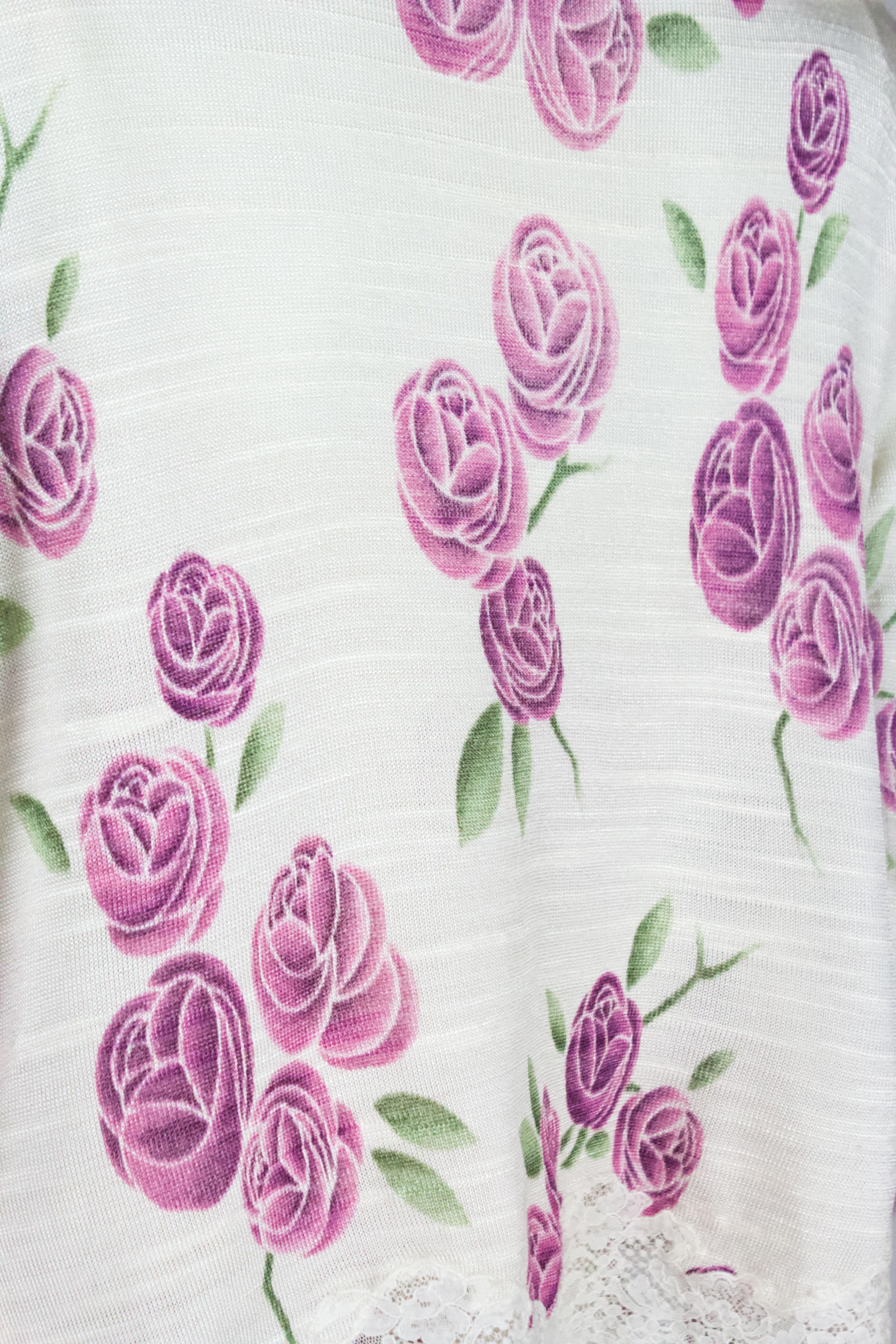 Christian Dior 1999 Rose Print Dress Set 10