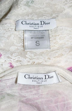 Christian Dior 1999 Rose Print Dress Set