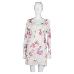Christian Dior 1999 Rose Print Dress Set