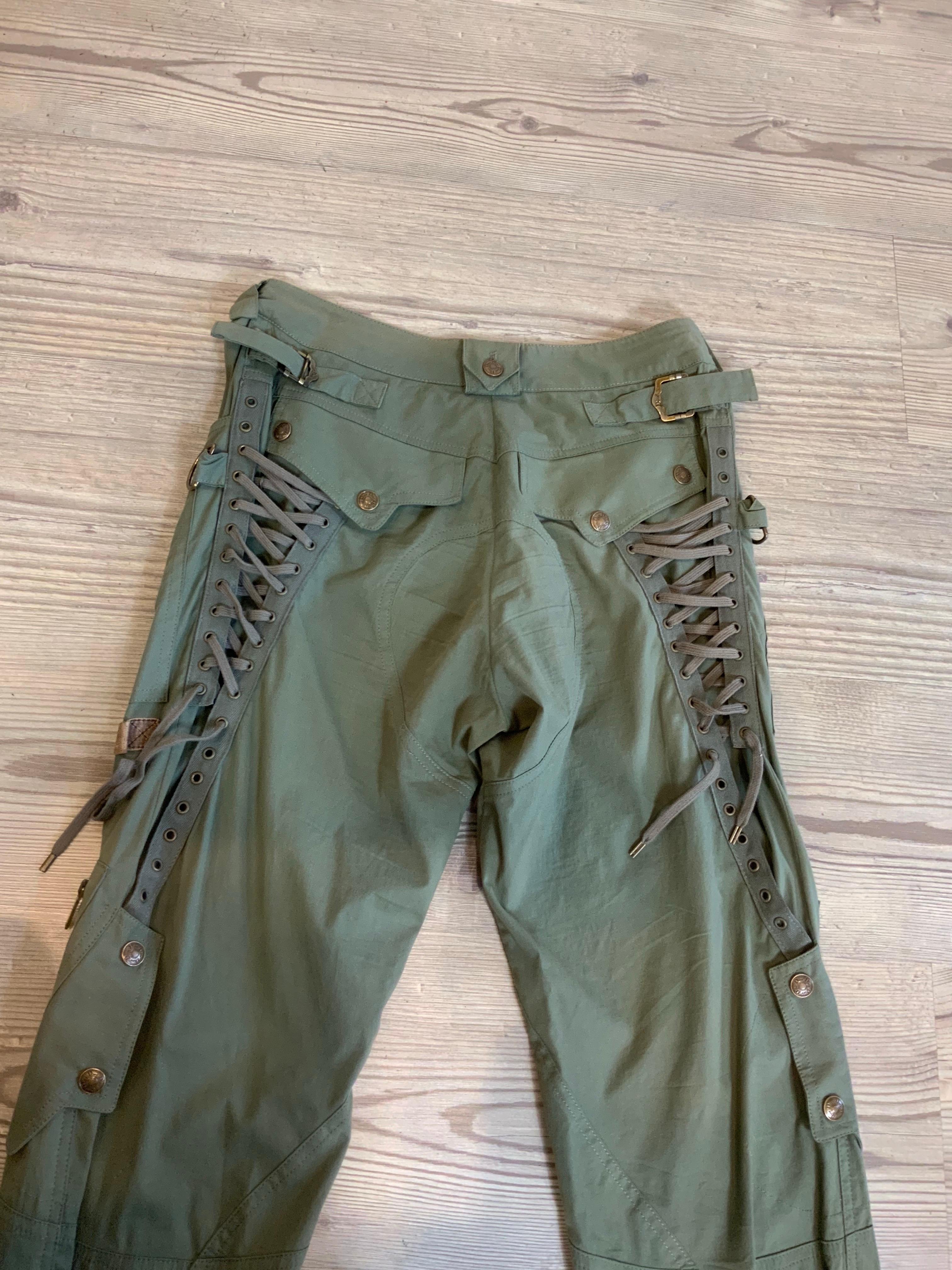 Christian Dior 2000s John Galliano Pants In Excellent Condition In Carnate, IT