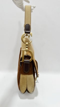 Christian Dior 2000s Pony Hair Saddle Bag