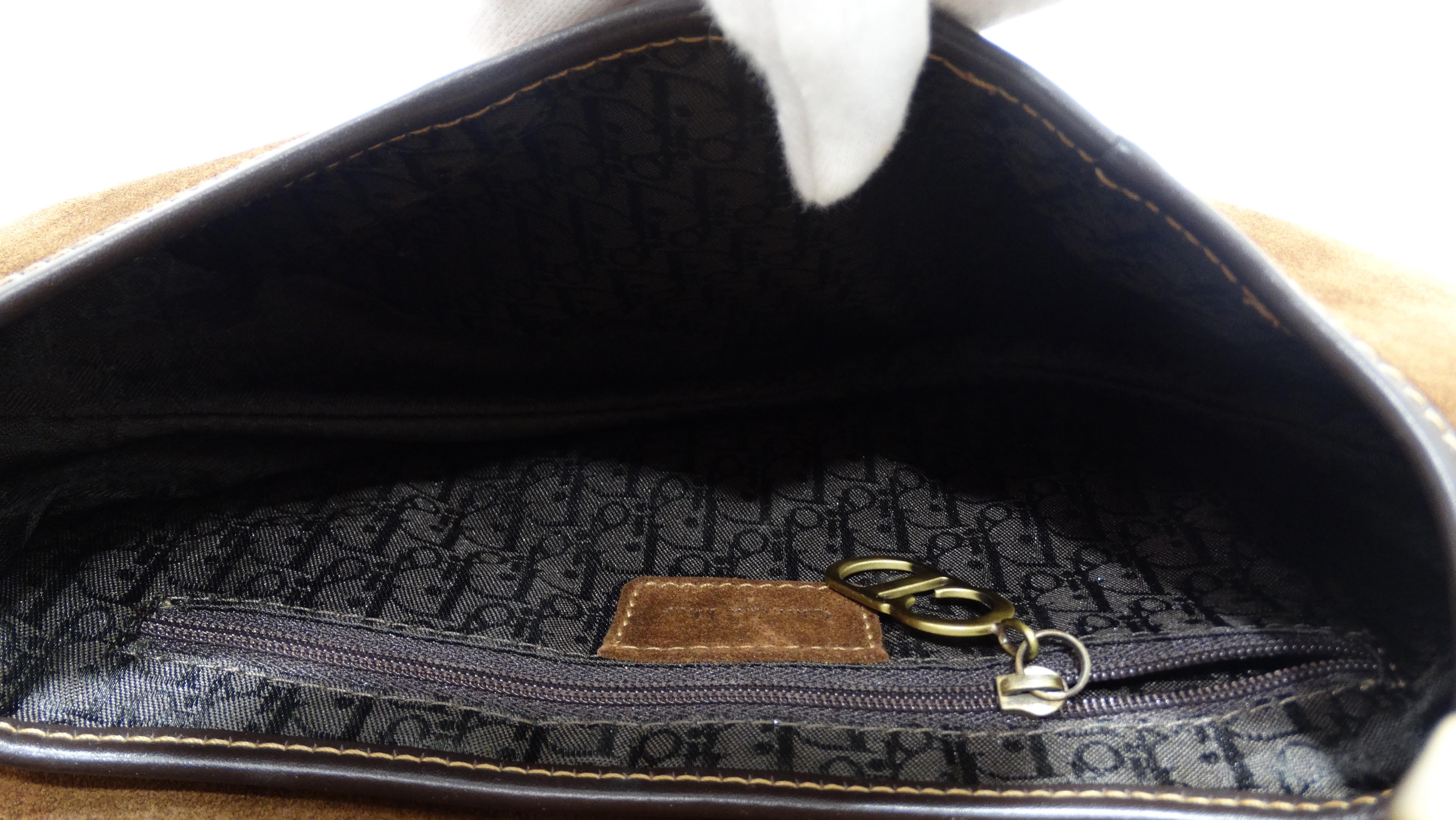 Christian Dior 2000s Pony Hair Saddle Bag  In Good Condition In Scottsdale, AZ