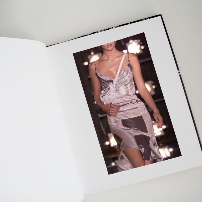 CHRISTIAN DIOR 2001 Iconic Newsprint / Newspaper Dress by John Galliano