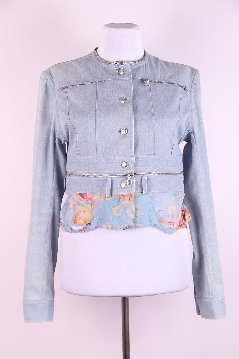CHRISTIAN DIOR 2001 Giacca di jeans by John Galliano for Christian Dior in vendita 6