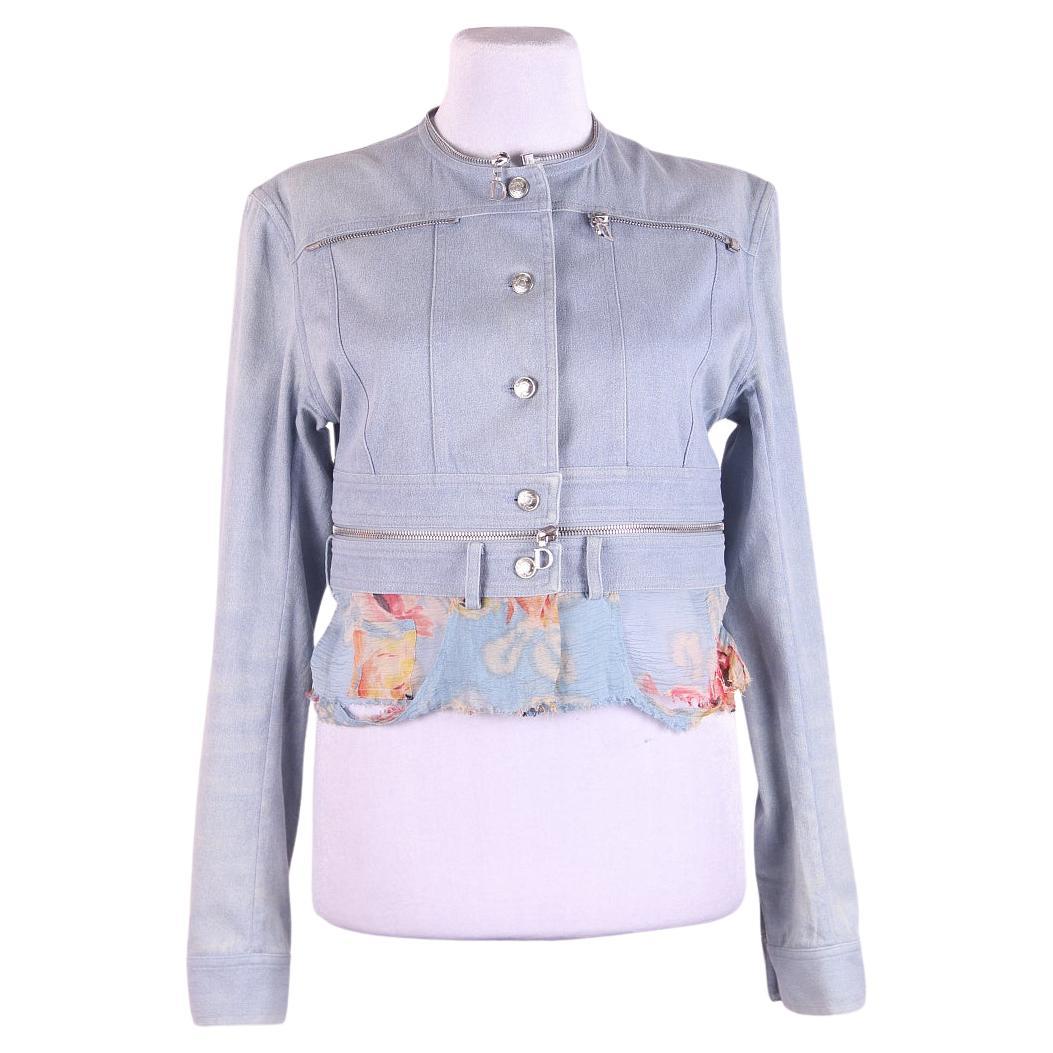 CHRISTIAN DIOR 2001 Giacca di jeans by John Galliano for Christian Dior