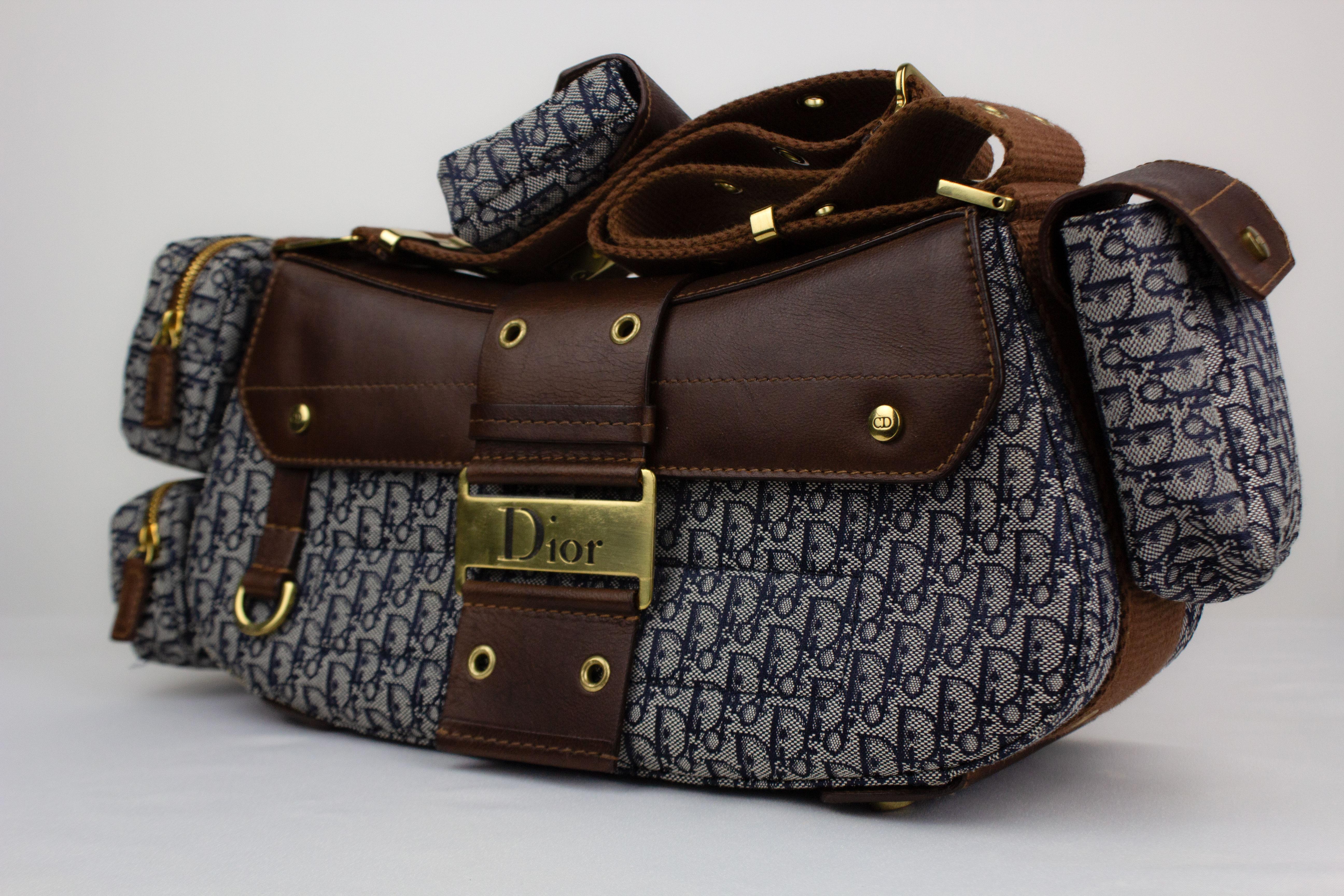 Black Christian Dior 2002 Columbus Handbag