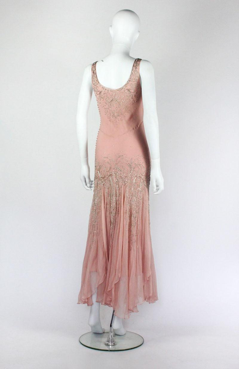 Christian Dior 2002 Vestido Adornado 2