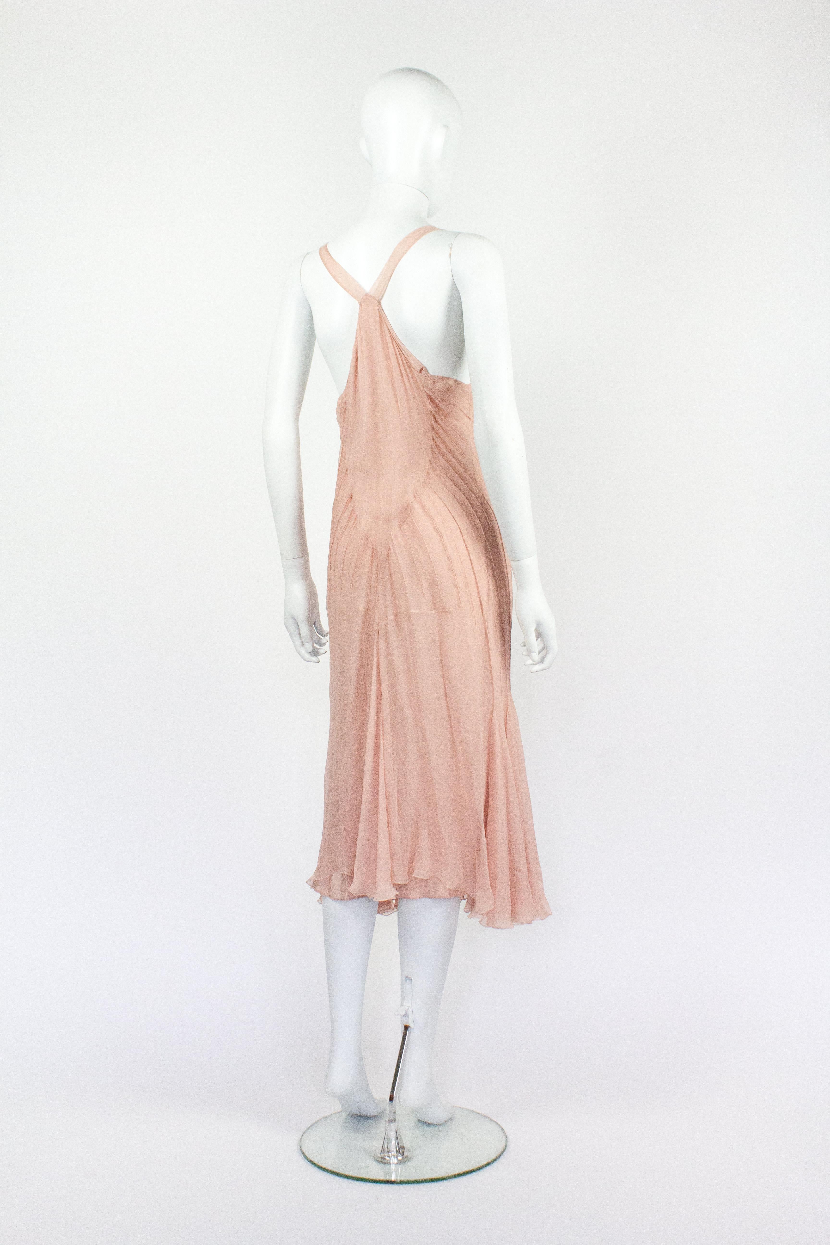 Christian Dior 2002 Pink Dress & Shawl 5