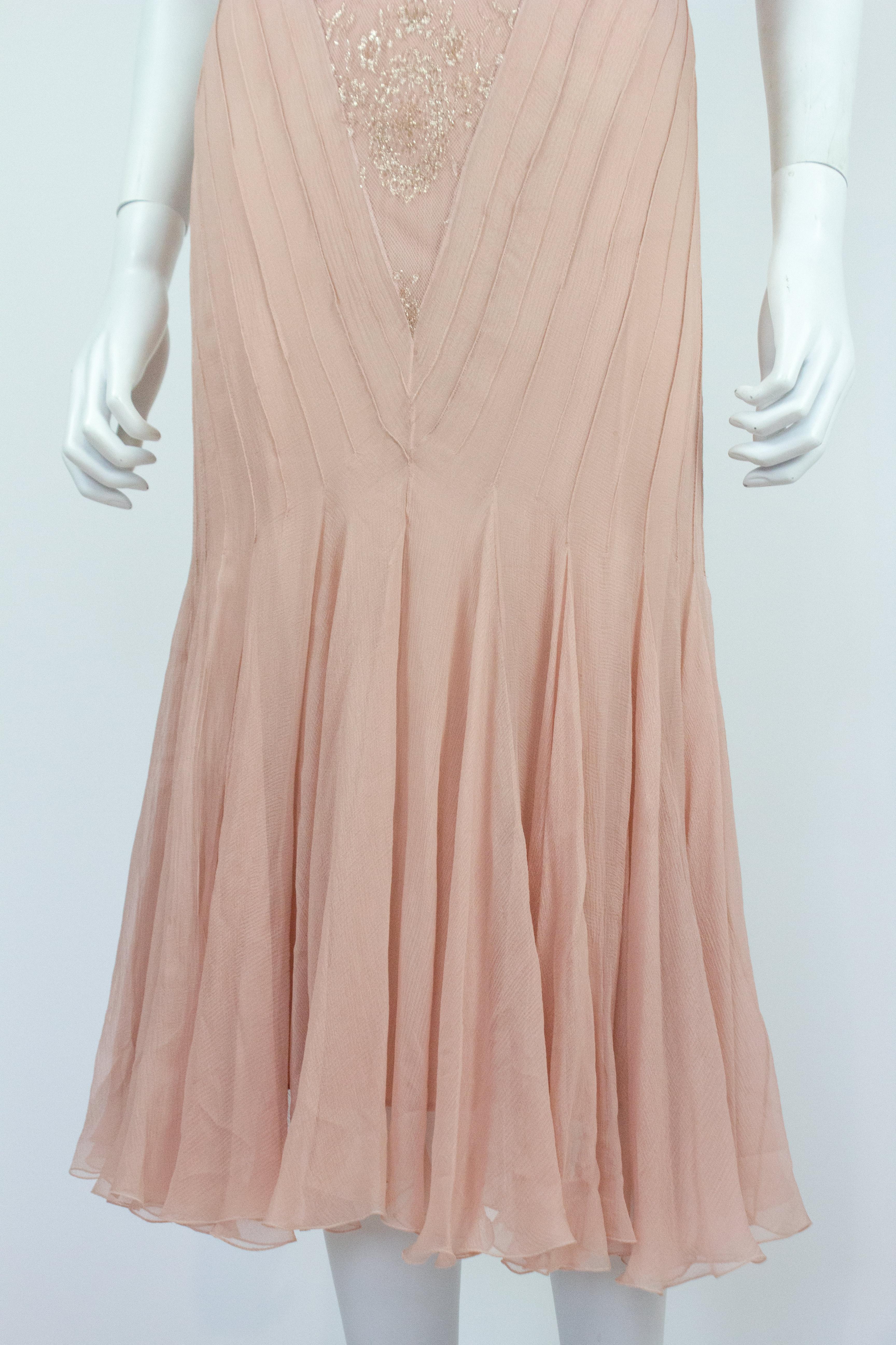 Christian Dior 2002 Pink Dress & Shawl 7