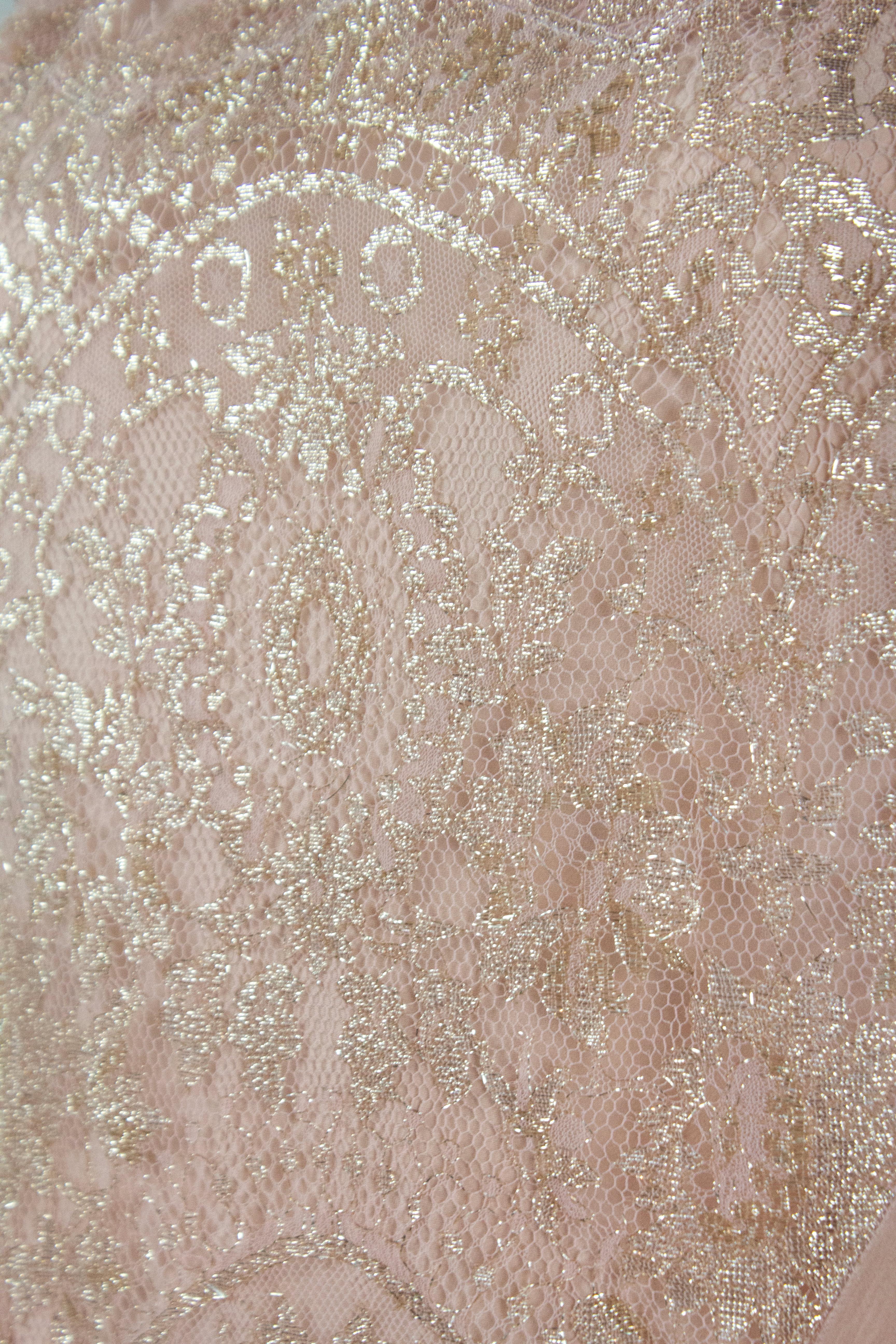 Women's Christian Dior 2002 Pink Dress & Shawl
