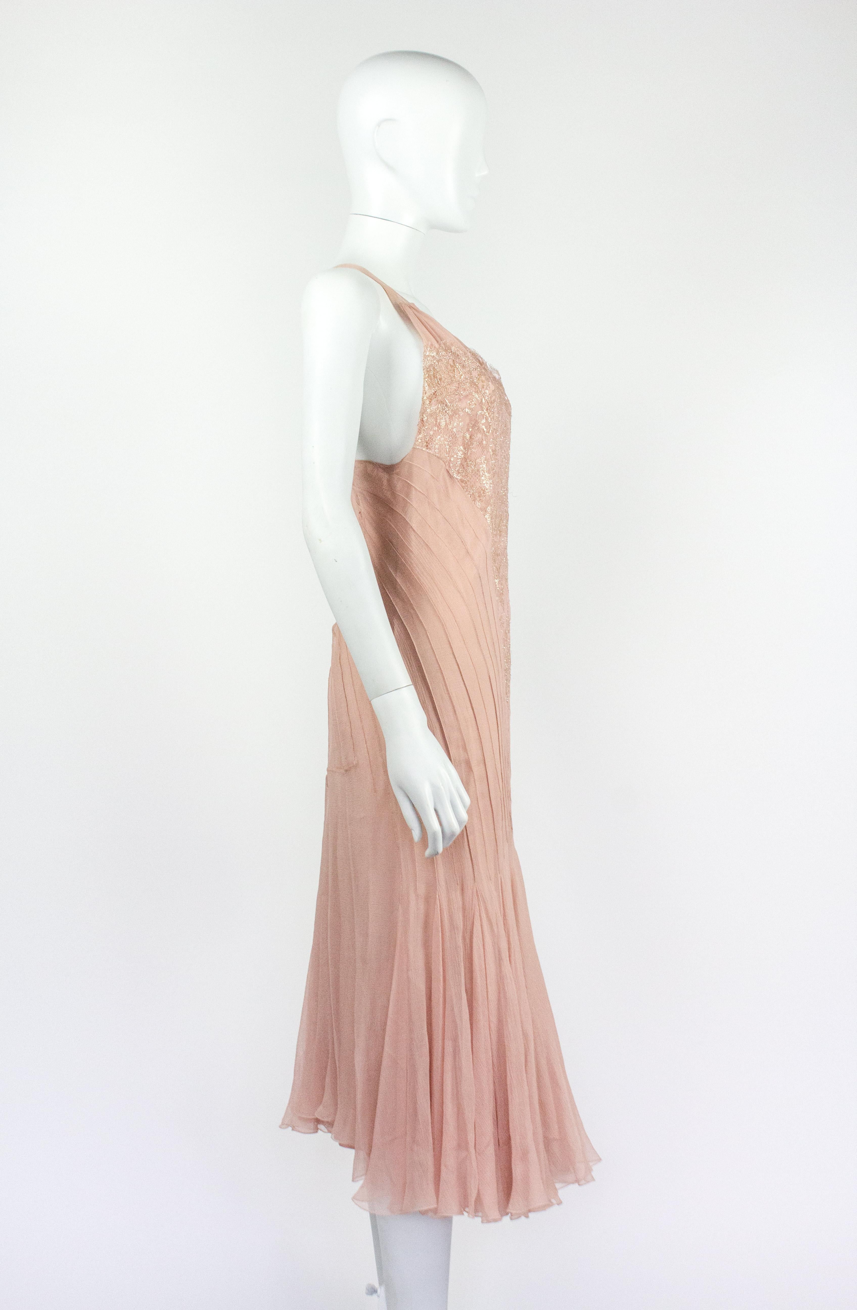 Christian Dior 2002 Pink Dress & Shawl 2