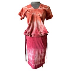 Christian Dior: Tie-Dye-Kleid aus der Laufstegkollektion 2002 von John Galliano
