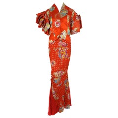 Christian Dior 2003 Chinese Origami Jacket and Skirt Ensemble Size 6