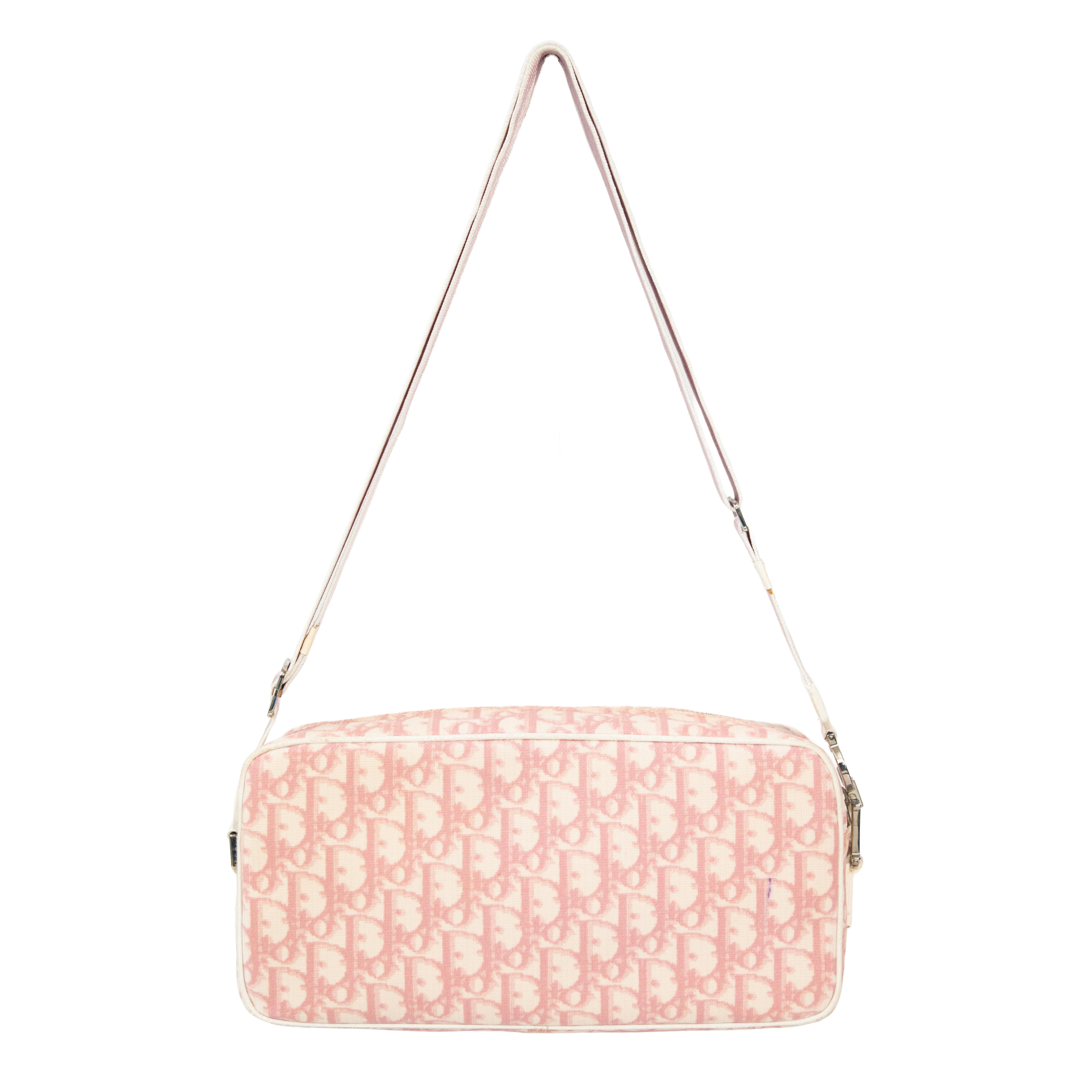Dior Pink Trotter Bag - 2 For Sale on 1stDibs | dior pink