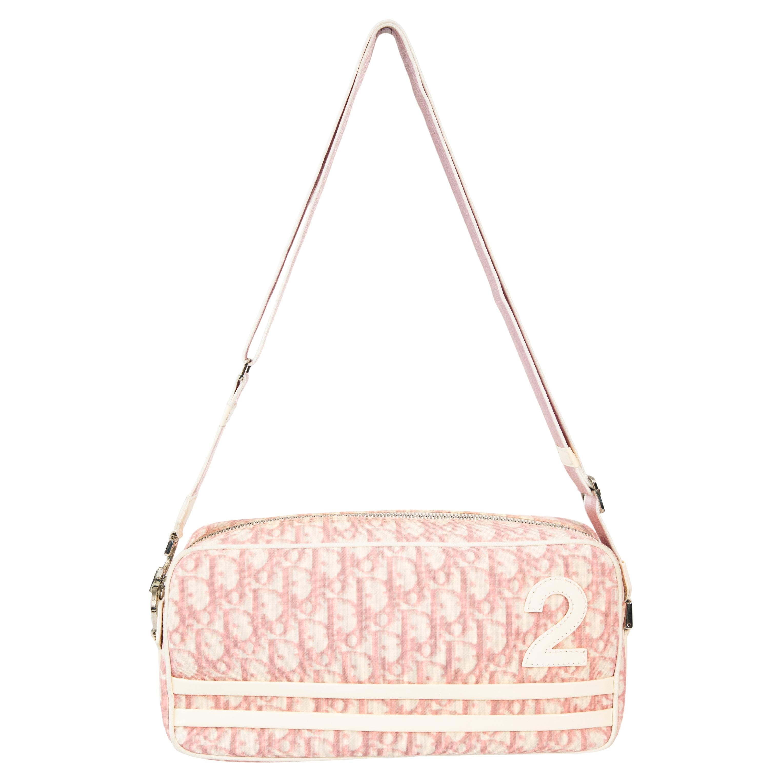 Dior Pink Trotter Bag - 2 For Sale on 1stDibs | dior pink