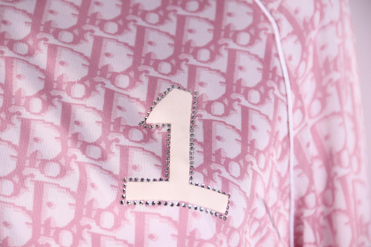 Purple Christian Dior 2004 by John Galliano Diorissimo Monogram viscose jacket For Sale