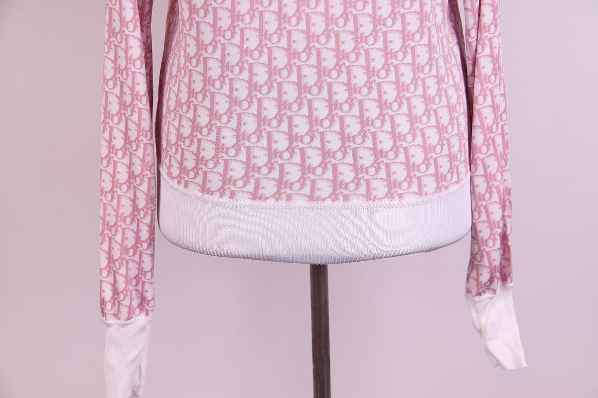 Christian Dior 2004 by John Galliano Diorissimo Monogram viscose jacket For Sale 2