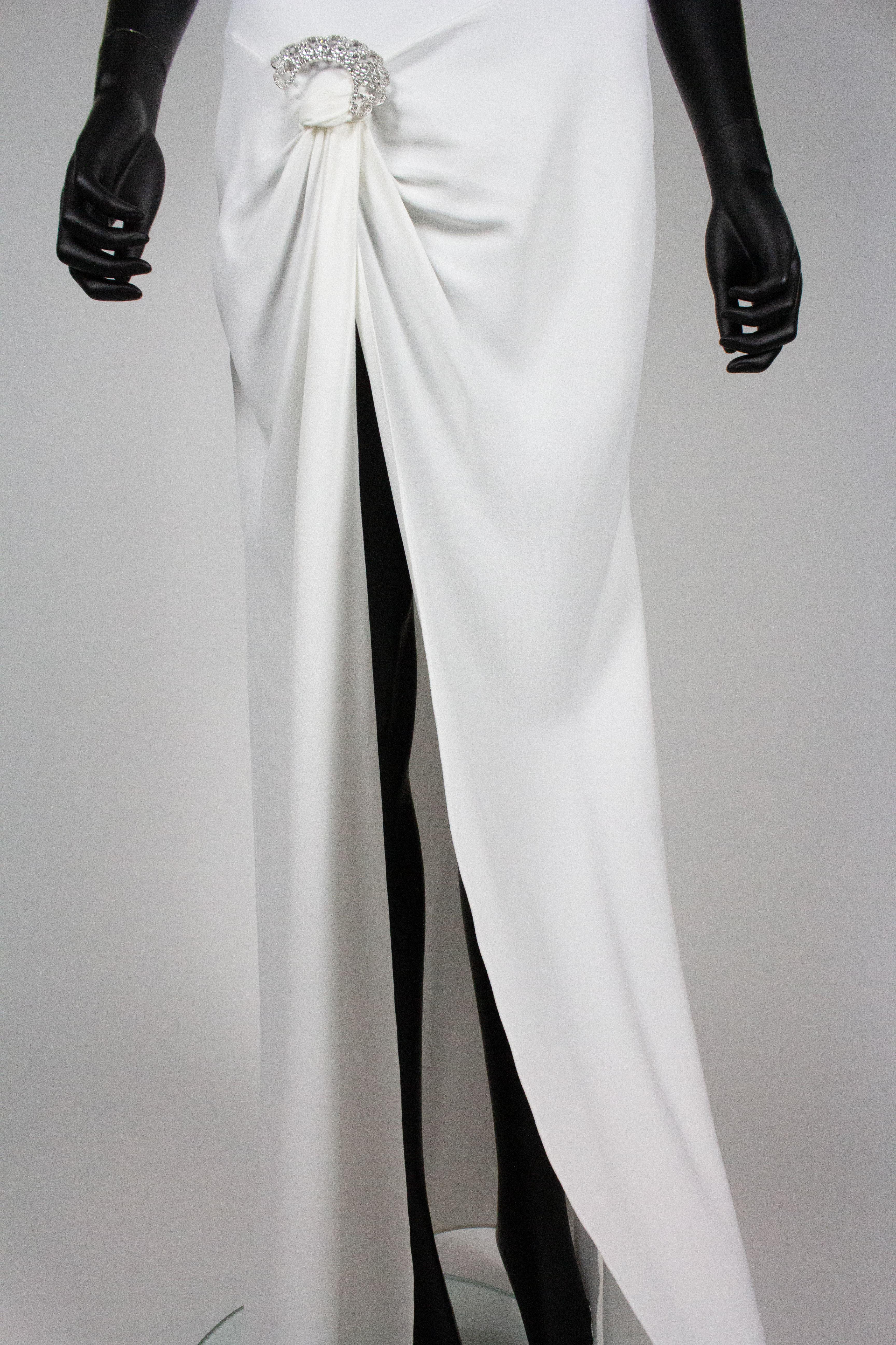 Christian Dior 2004 Dress With Diamante Brooch 5
