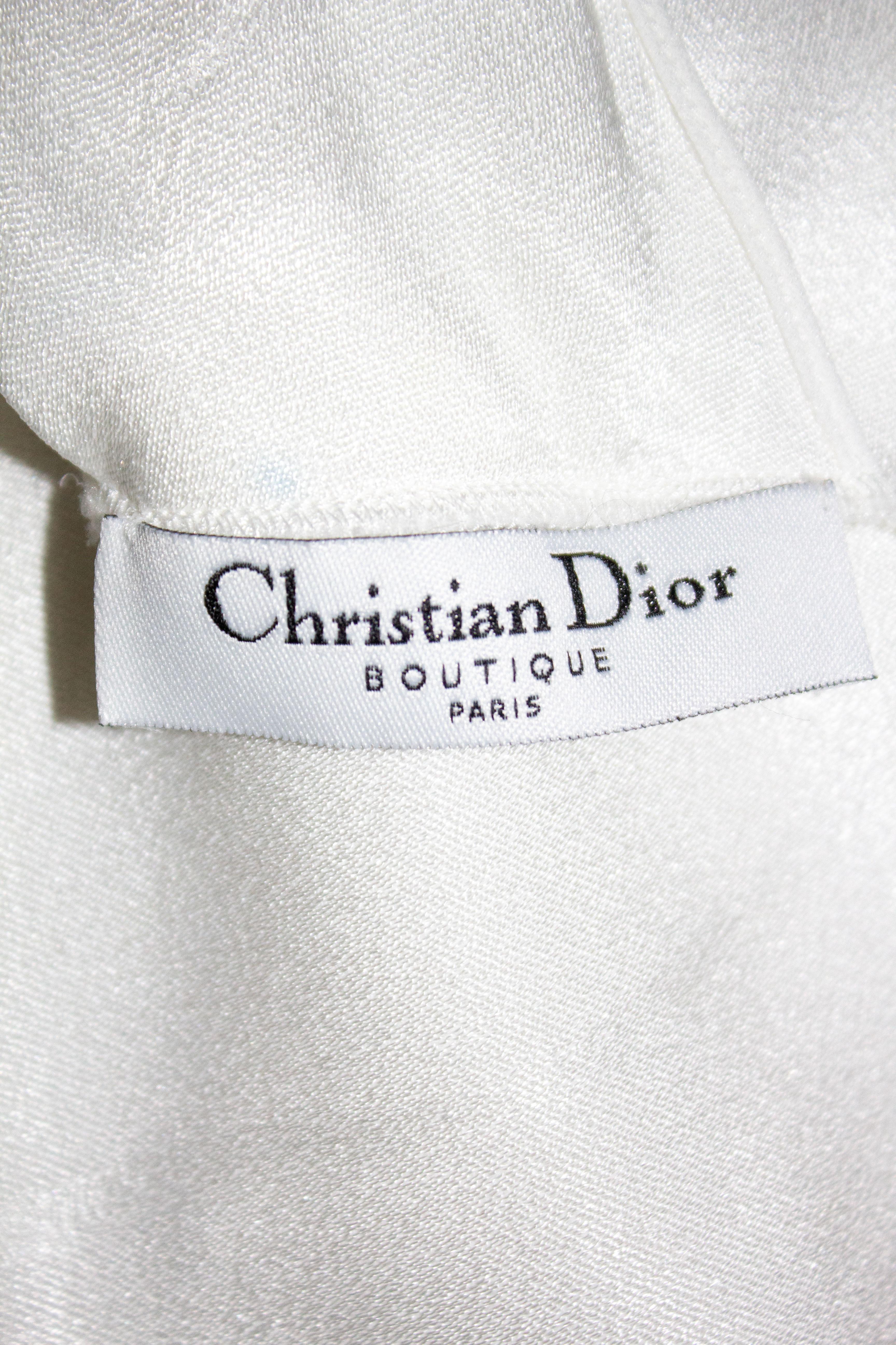 Women's Christian Dior 2004 Dress With Diamante Brooch