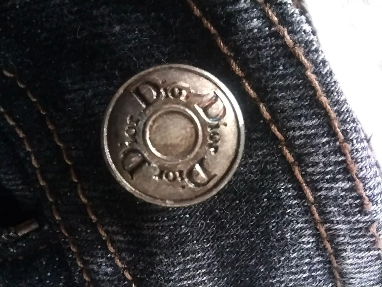 CHRISTIAN DIOR 2004 Hardcore Galliano Y2K silver star denim jeans FR 42 US 10 en vente 7