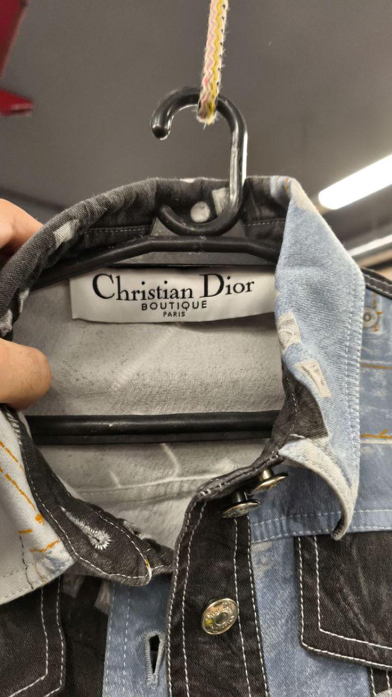 Christian Dior 2004 - Ensemble veste et pantalon trompe-l'œil en vente 13