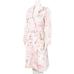 Christian Dior 2005 Blossom Monogram Trench Coat size 38