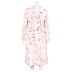 Christian Dior 2005 Blossom Monogramm-Trenchcoat Größe 38