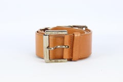 Christian Dior 2005 Cd Leather Belt 85 Cm