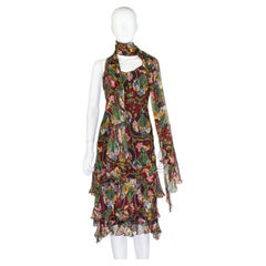 Christian Dior 2005 Kleid & Schal