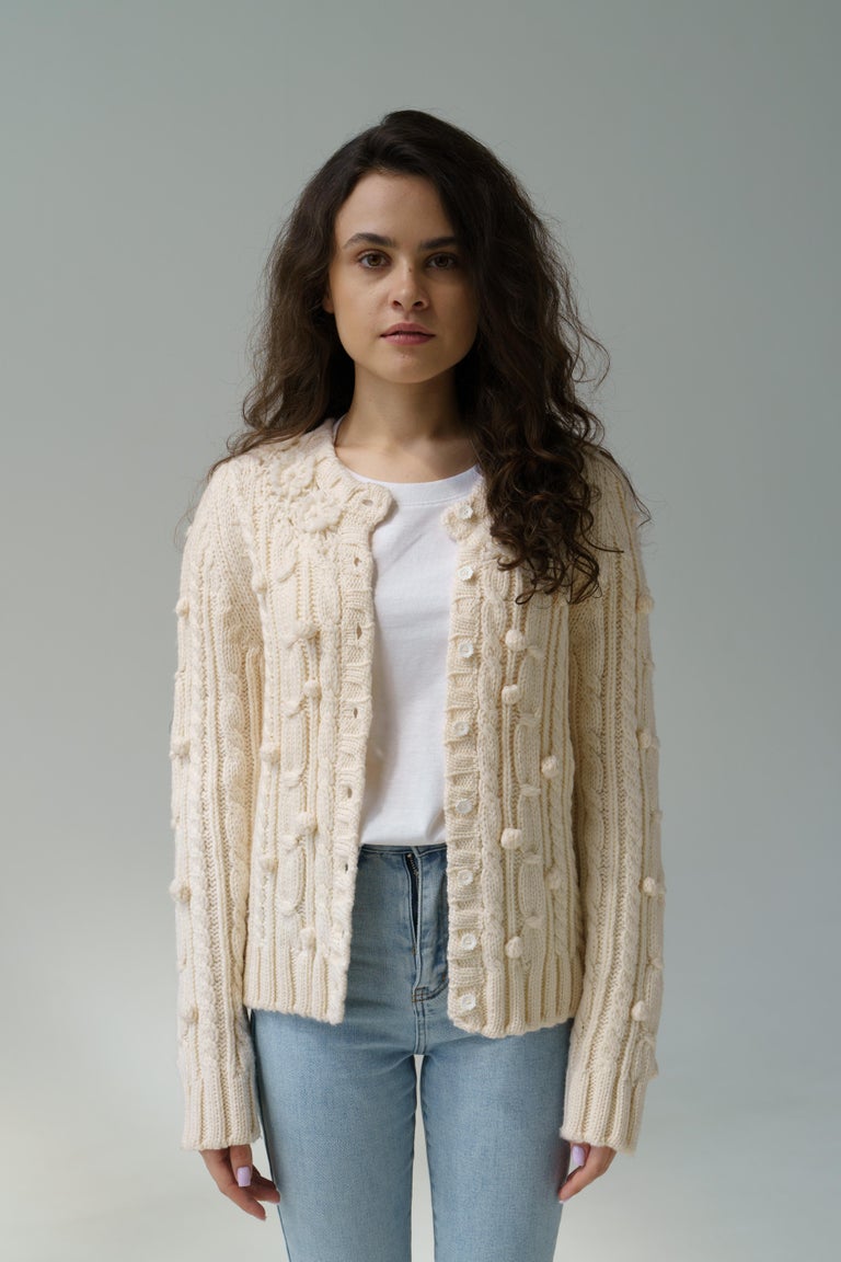 Christian Dior 2005 and John Galliano wool cardigan IT 44 For Sale  