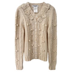 Christian Dior 2005 & John Galliano Wollstrickjacke aus Wolle IT 44