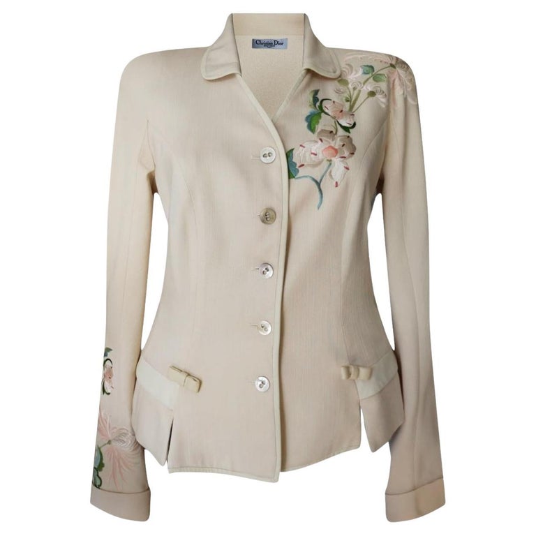 Christian Dior and 2006 John Galliano Limited Edition Embroidered jacket  For Sale at 1stDibs