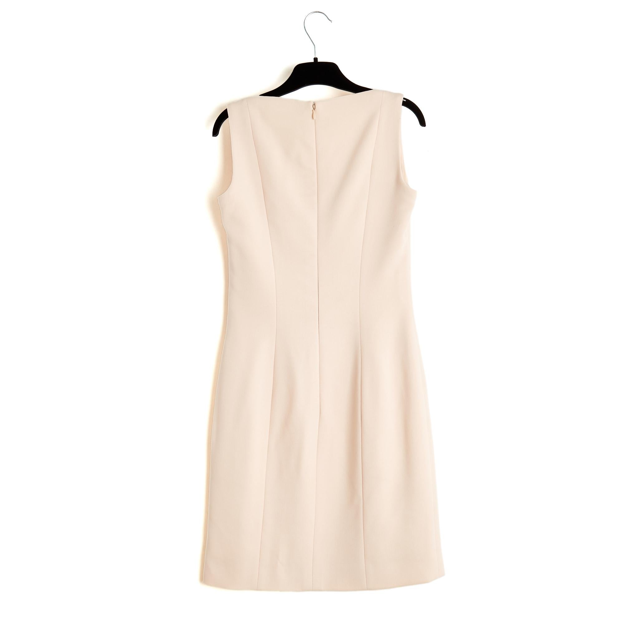 Christian Dior 2007 Robe Rose FR38 Galliano Rosa Crepe Etuikleid UK10 US6 Damen im Angebot