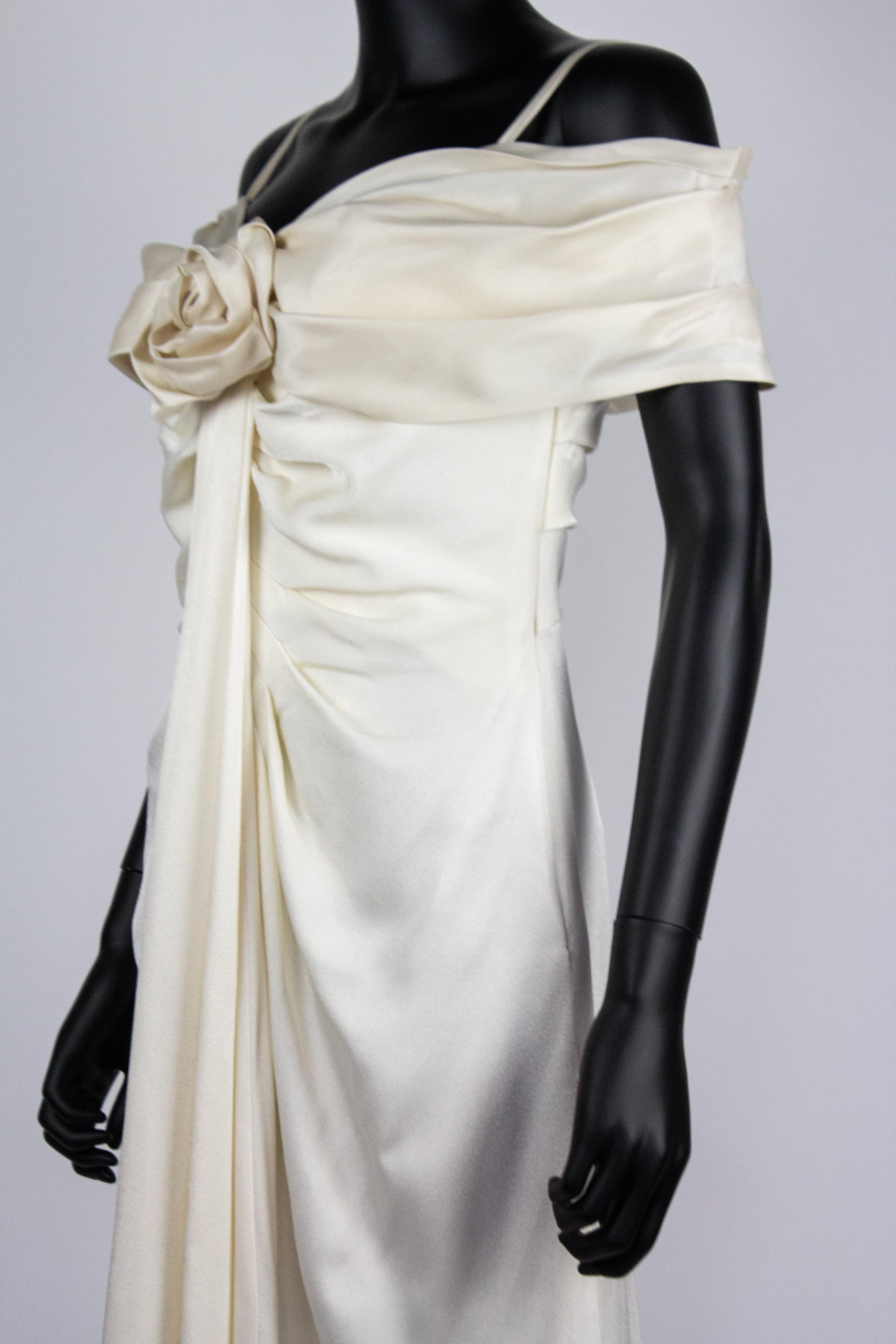 Christian Dior 2008 Rose Detail Dress In Good Condition In Norwich, GB