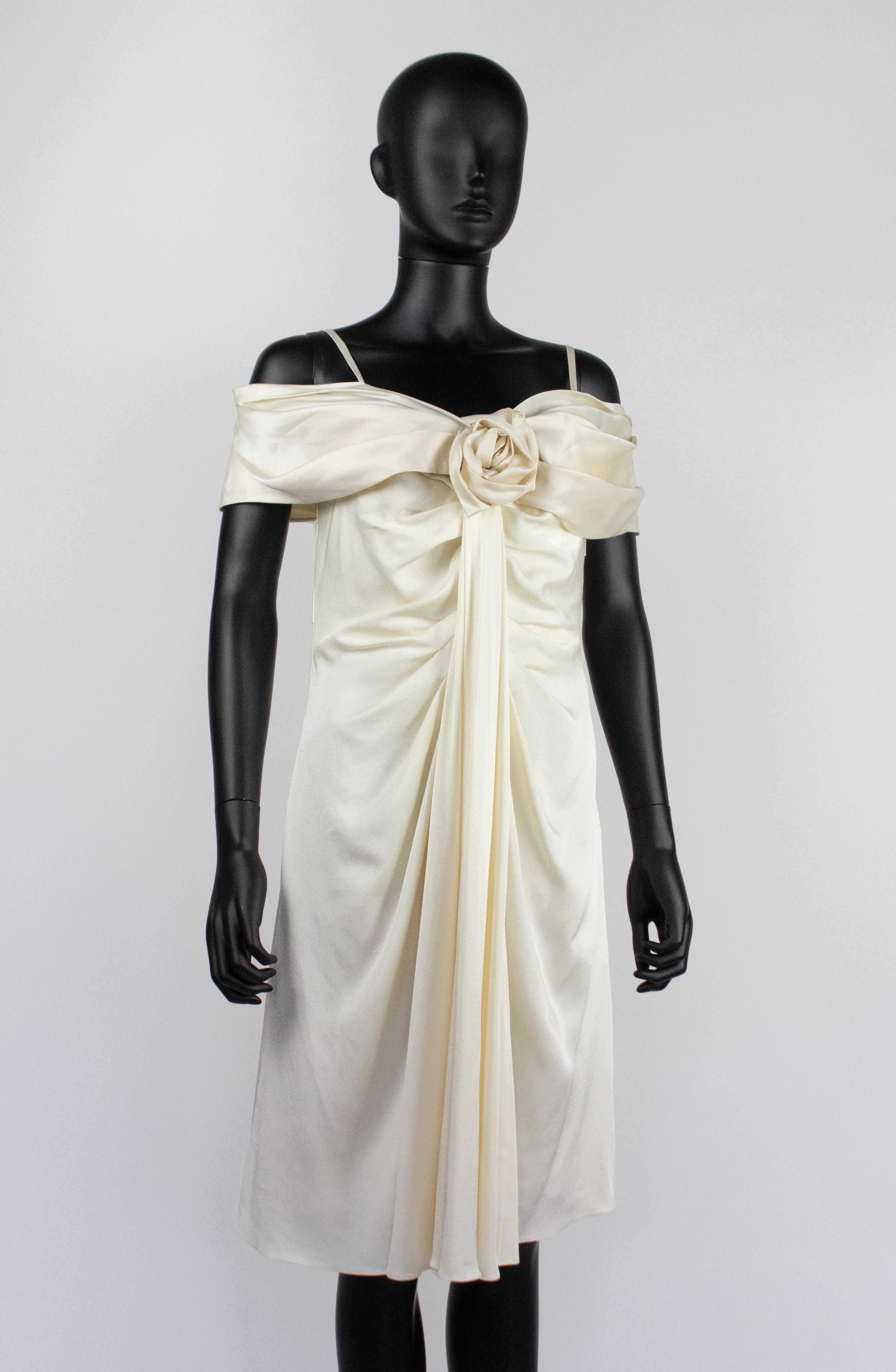 Christian Dior 2008 Rose Detail Dress 2