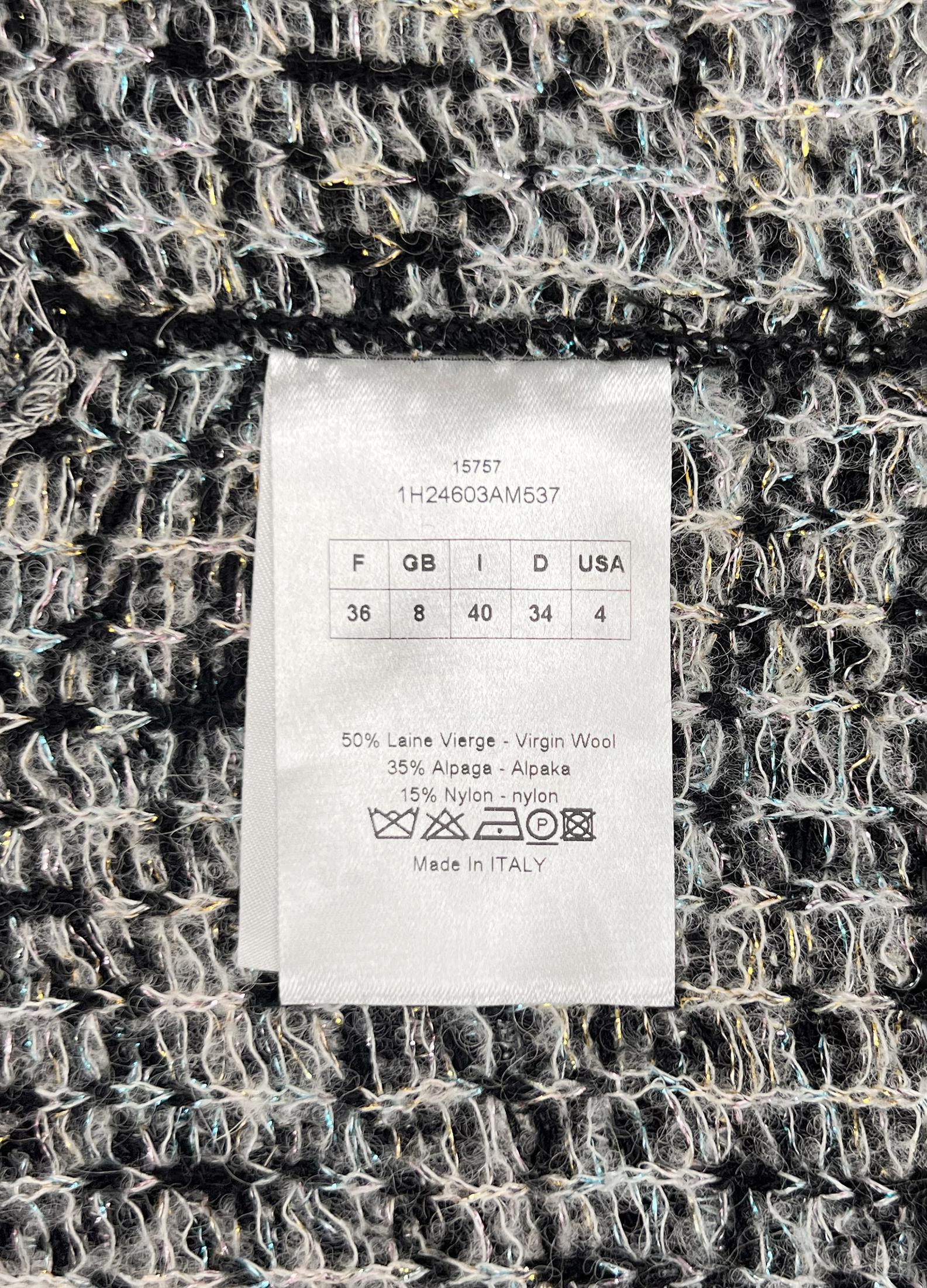 Christian Dior 2011 11aw tweed alpaca dress For Sale 5
