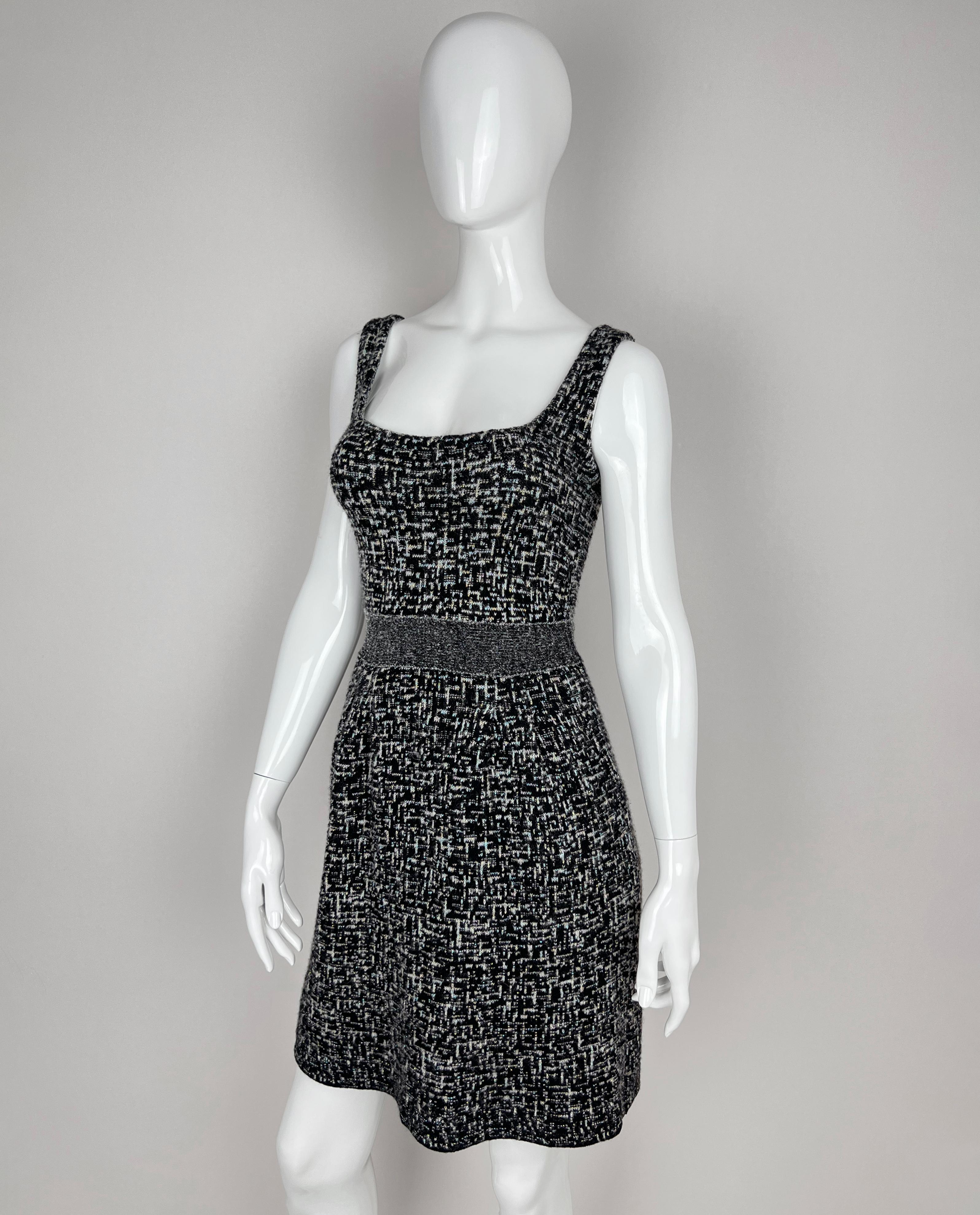 Christian Dior 2011 11aw tweed alpaca dress For Sale 10