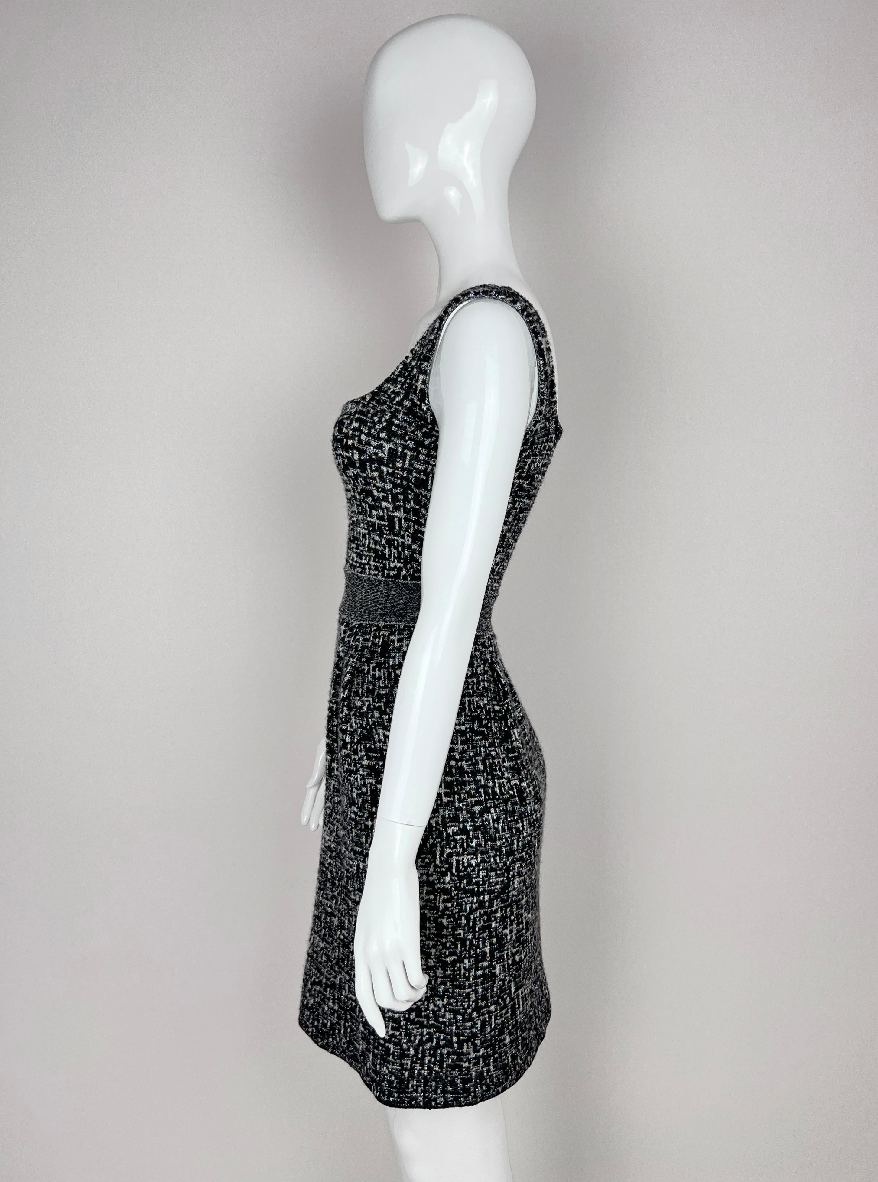 Christian Dior 2011 11aw tweed alpaca dress For Sale 12