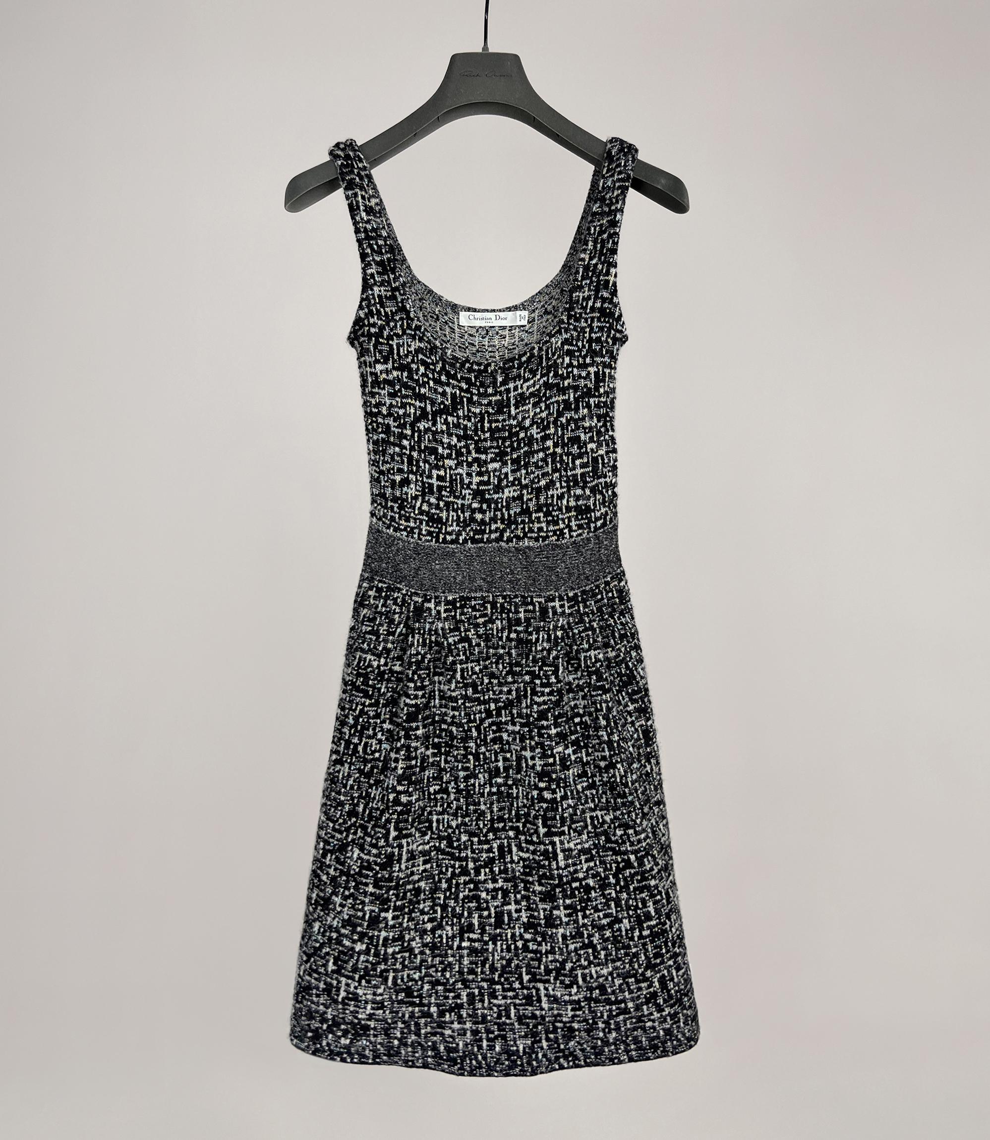 Women's Christian Dior 2011 11aw tweed alpaca dress For Sale